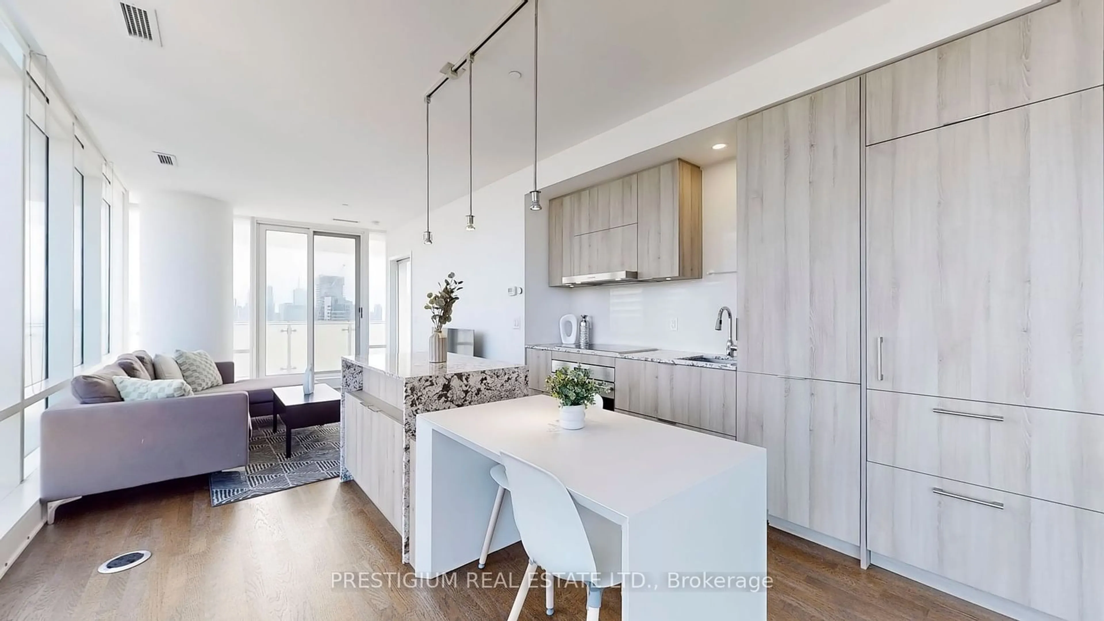 Contemporary kitchen for 1 Bloor St #4204, Toronto Ontario M4W 0A8