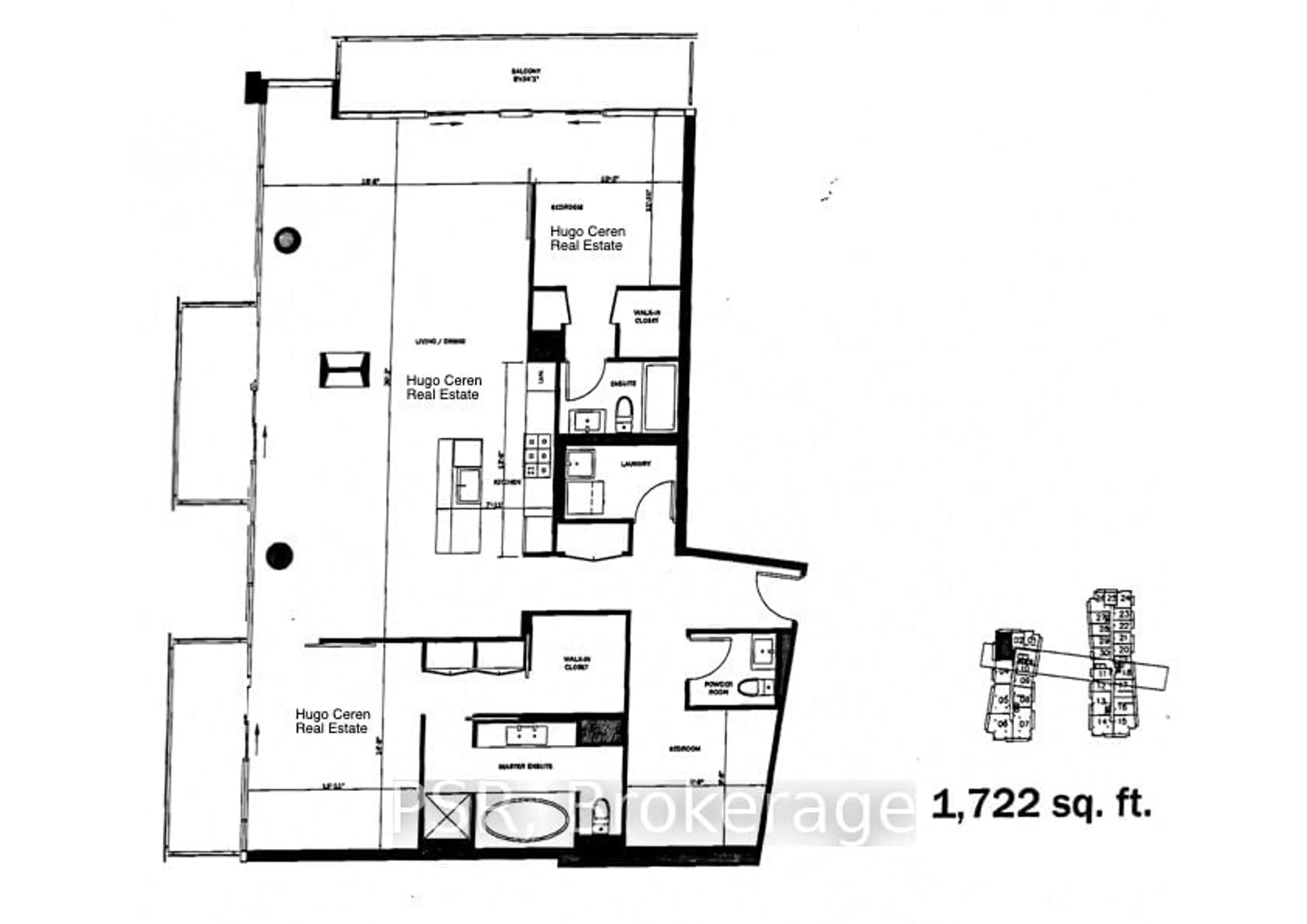 Floor plan for 29 Queens Quay #603, Toronto Ontario M5E 0A4