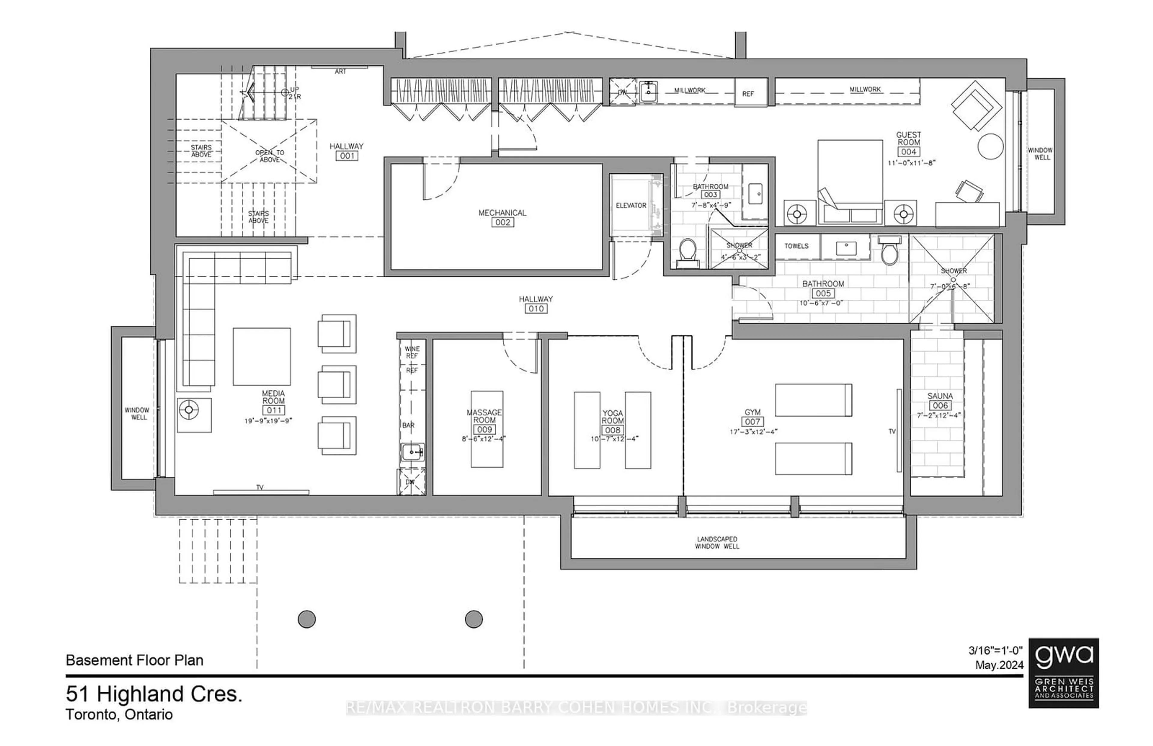 Floor plan for 51 Highland Cres, Toronto Ontario M2L 1G7