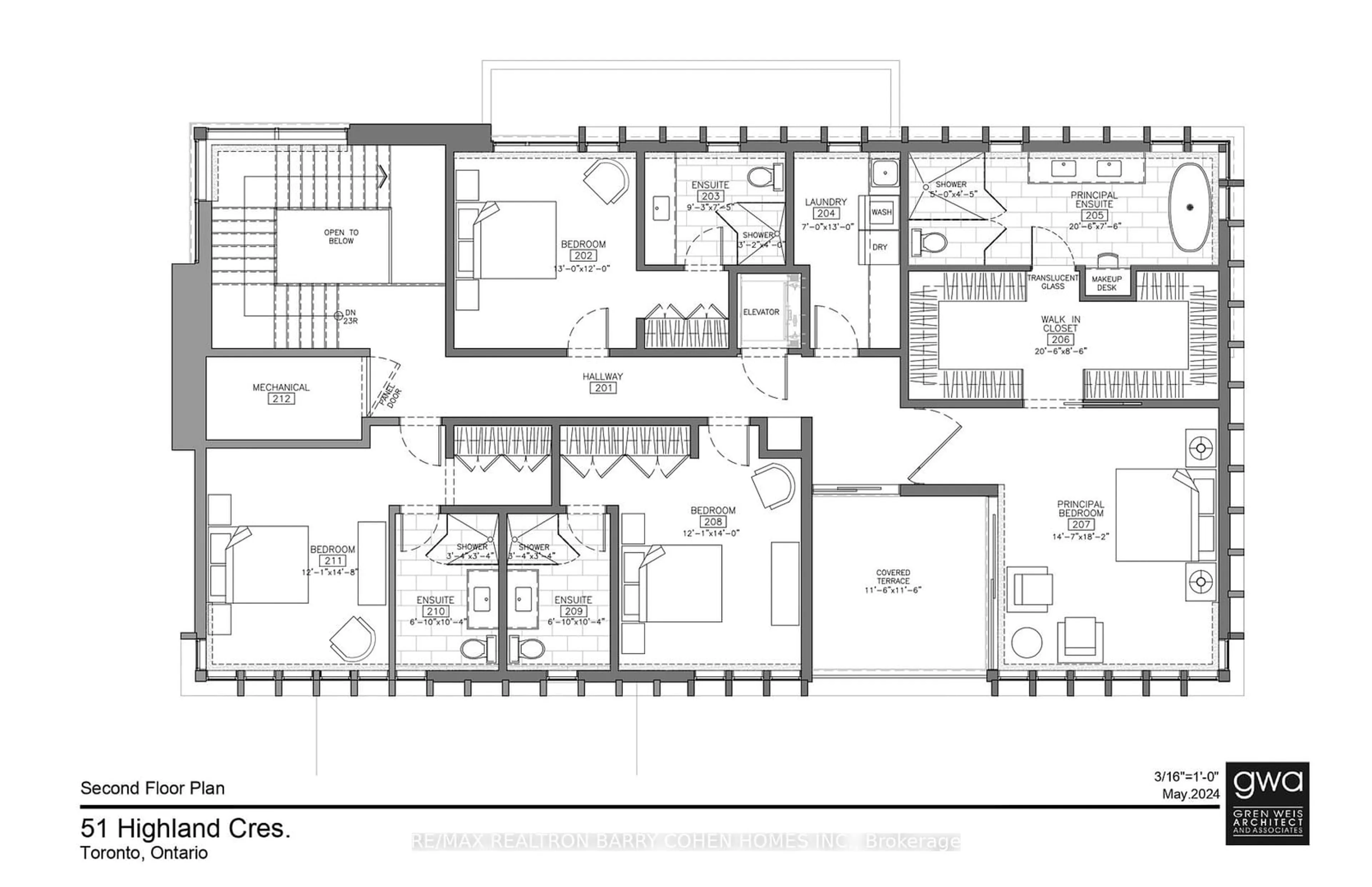 Floor plan for 51 Highland Cres, Toronto Ontario M2L 1G7