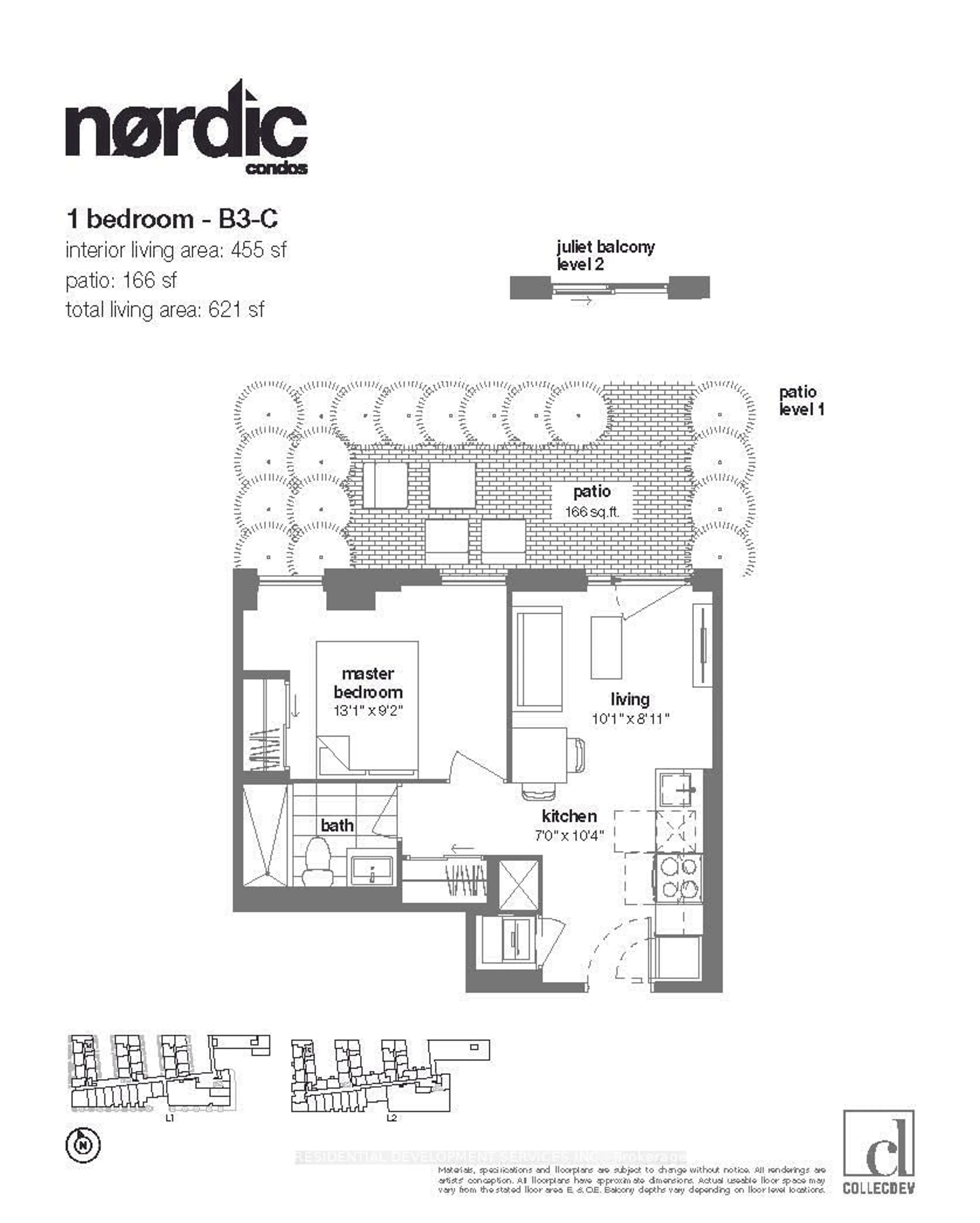 Floor plan for 500 Wilson Ave #114, Toronto Ontario M3H 5Y9