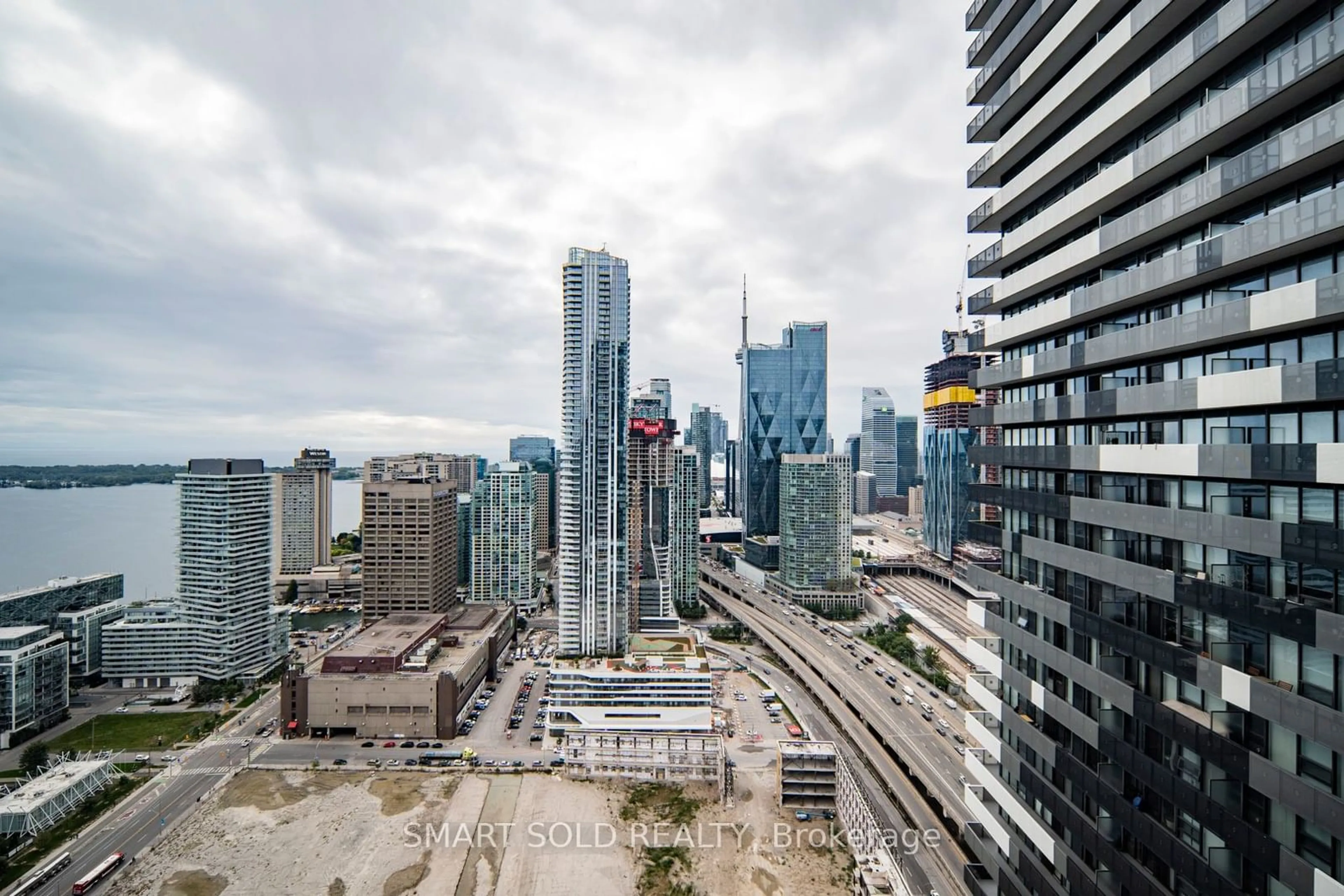 A pic from exterior of the house or condo, the view of city buildings for 138 Downes St #4512, Toronto Ontario M5E 0E4