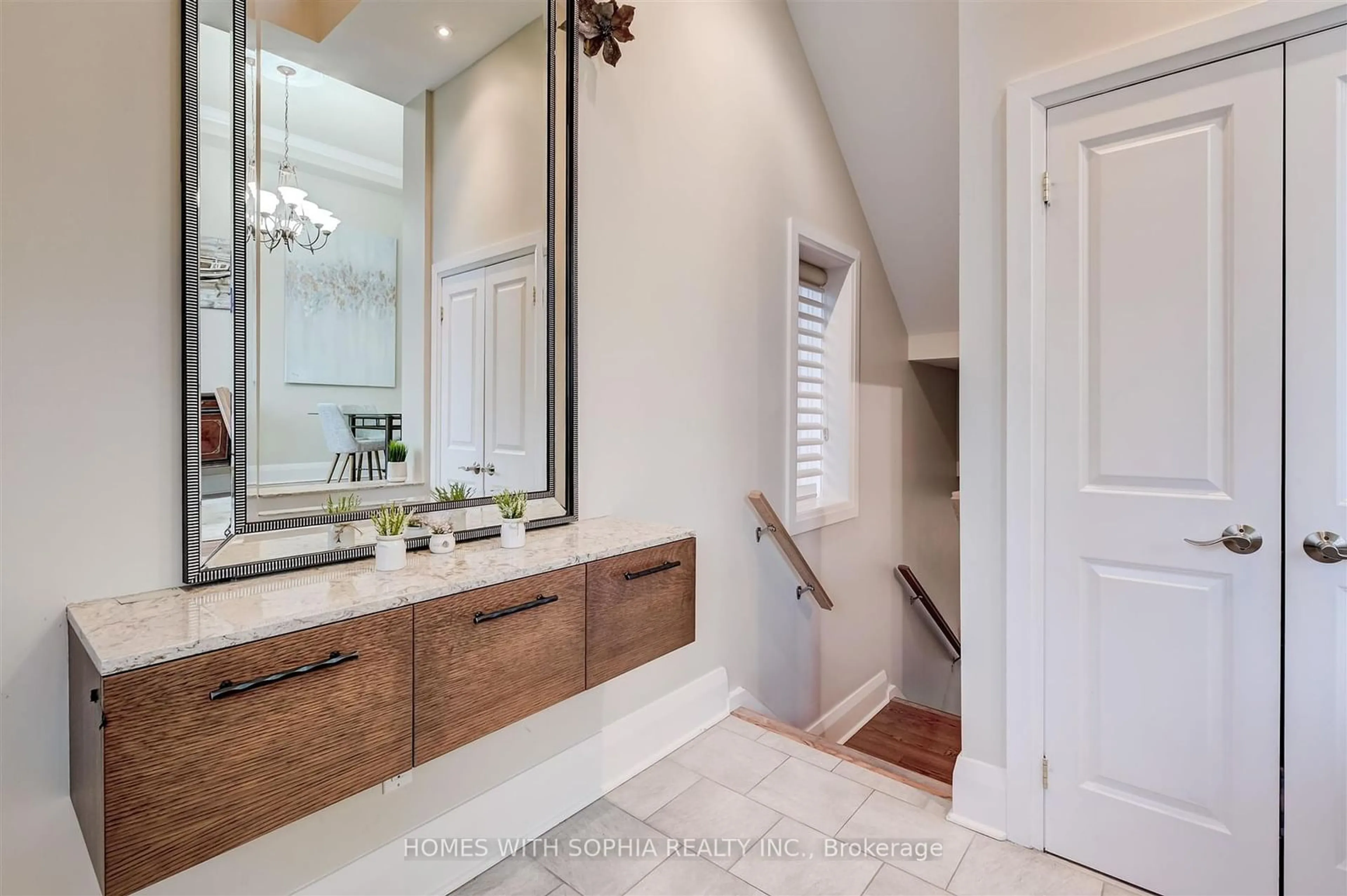 Contemporary bathroom, wood floors for 162 Glenvale Blvd, Toronto Ontario M4G 2W3