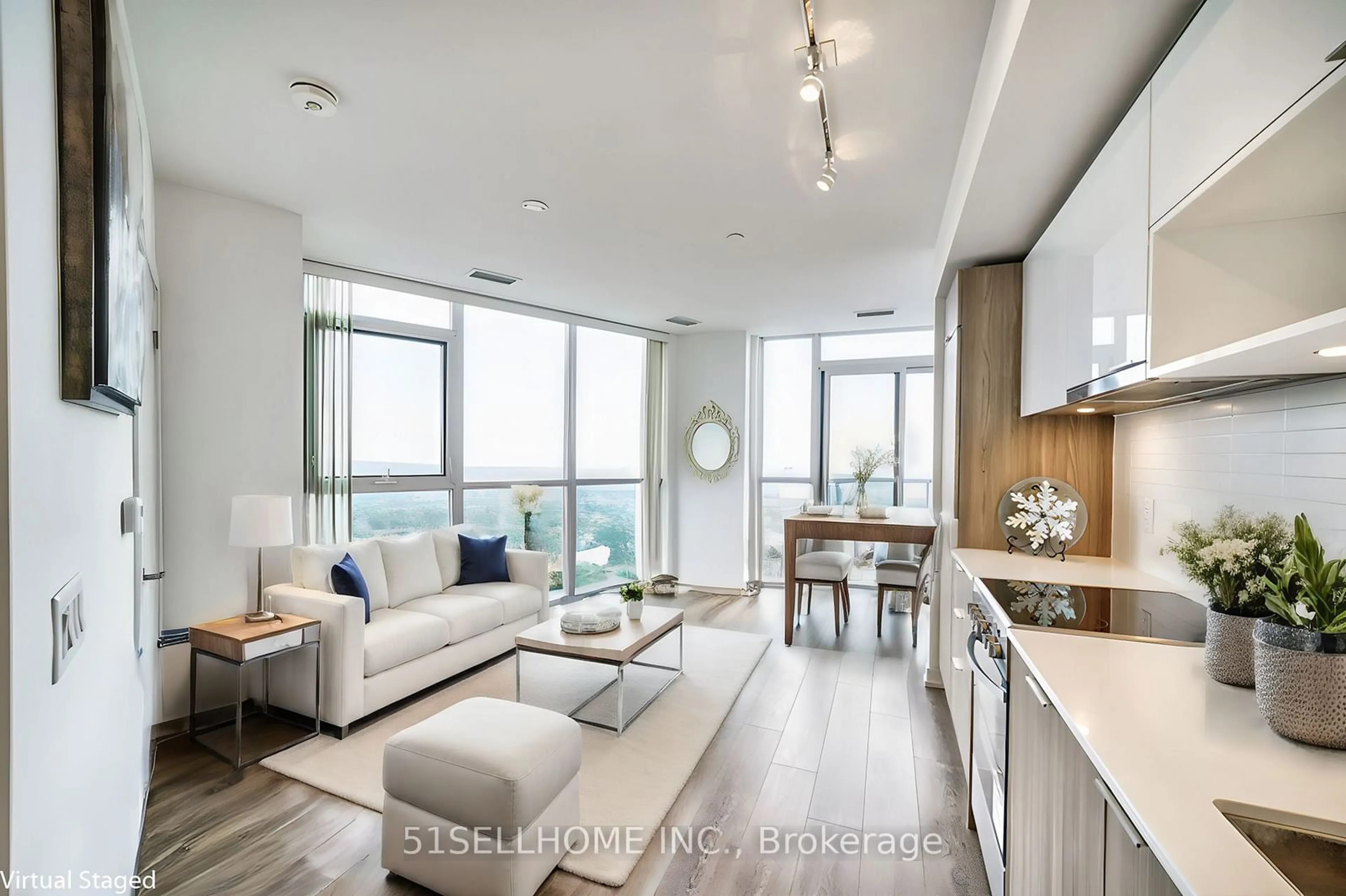 Open concept kitchen for 159 Wellesley St #PH03, Toronto Ontario M4Y 0H5