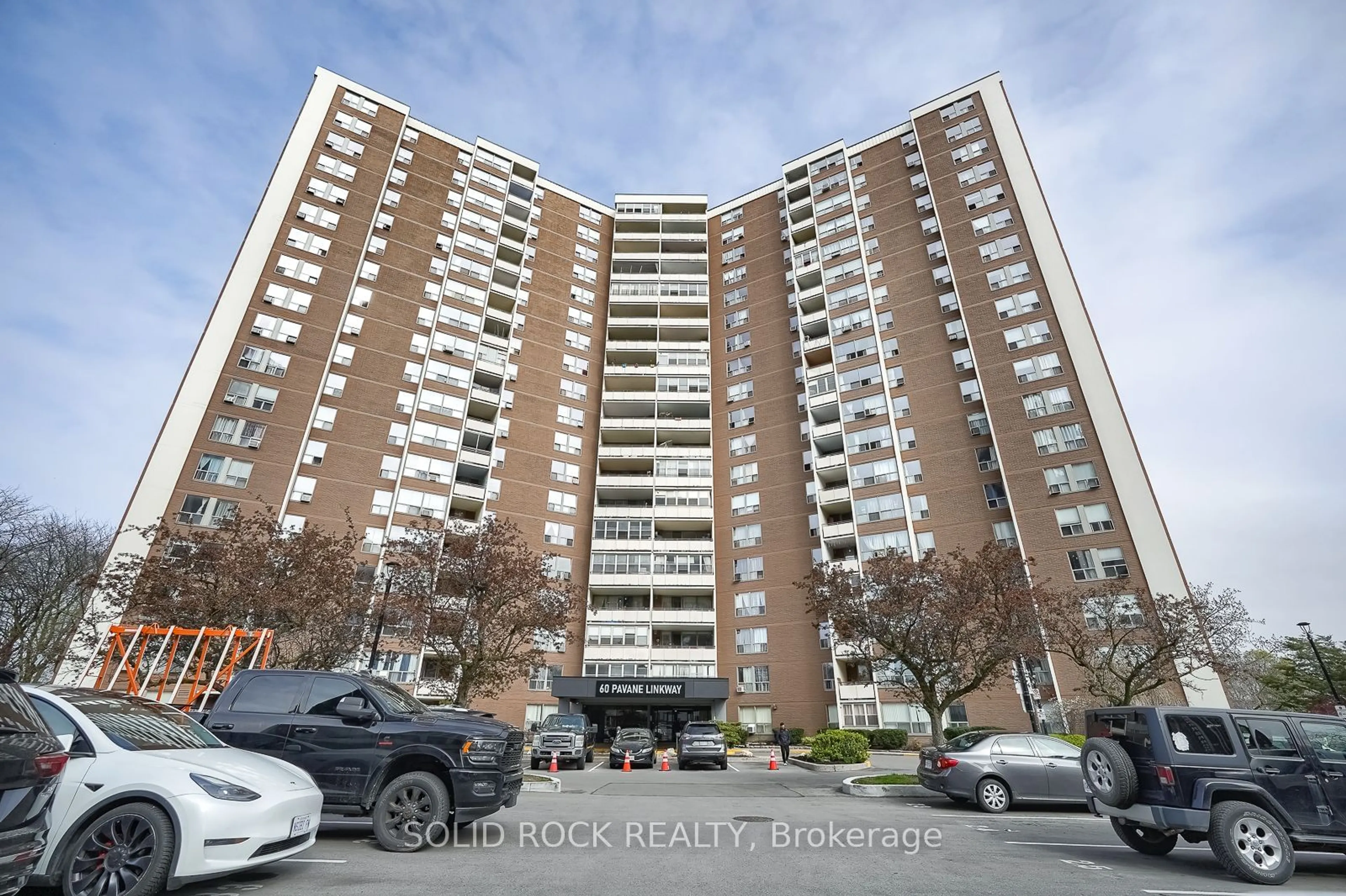 A pic from exterior of the house or condo for 60 Pavane Linkway Way #1006, Toronto Ontario M3C 2Y6