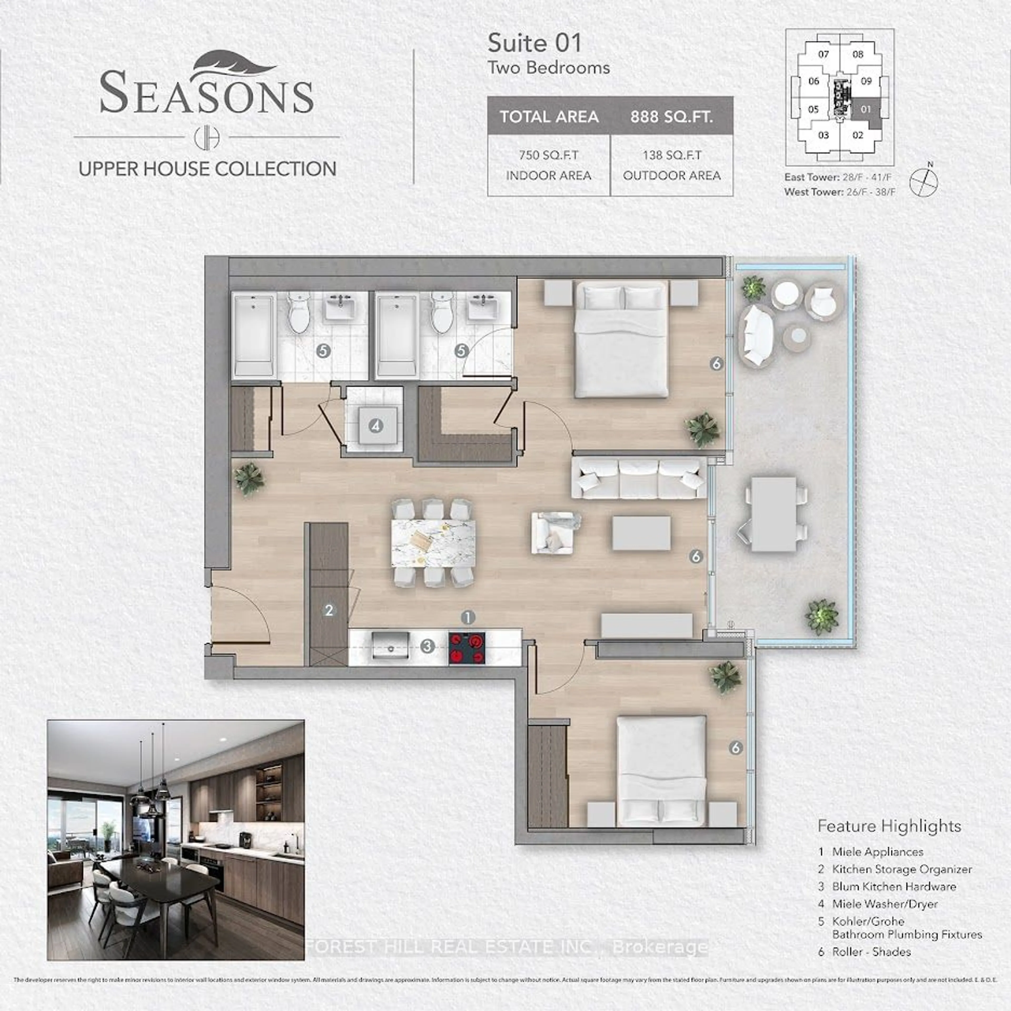 Floor plan for 95 Mcmahon Dr #3901, Toronto Ontario M2K 0H2