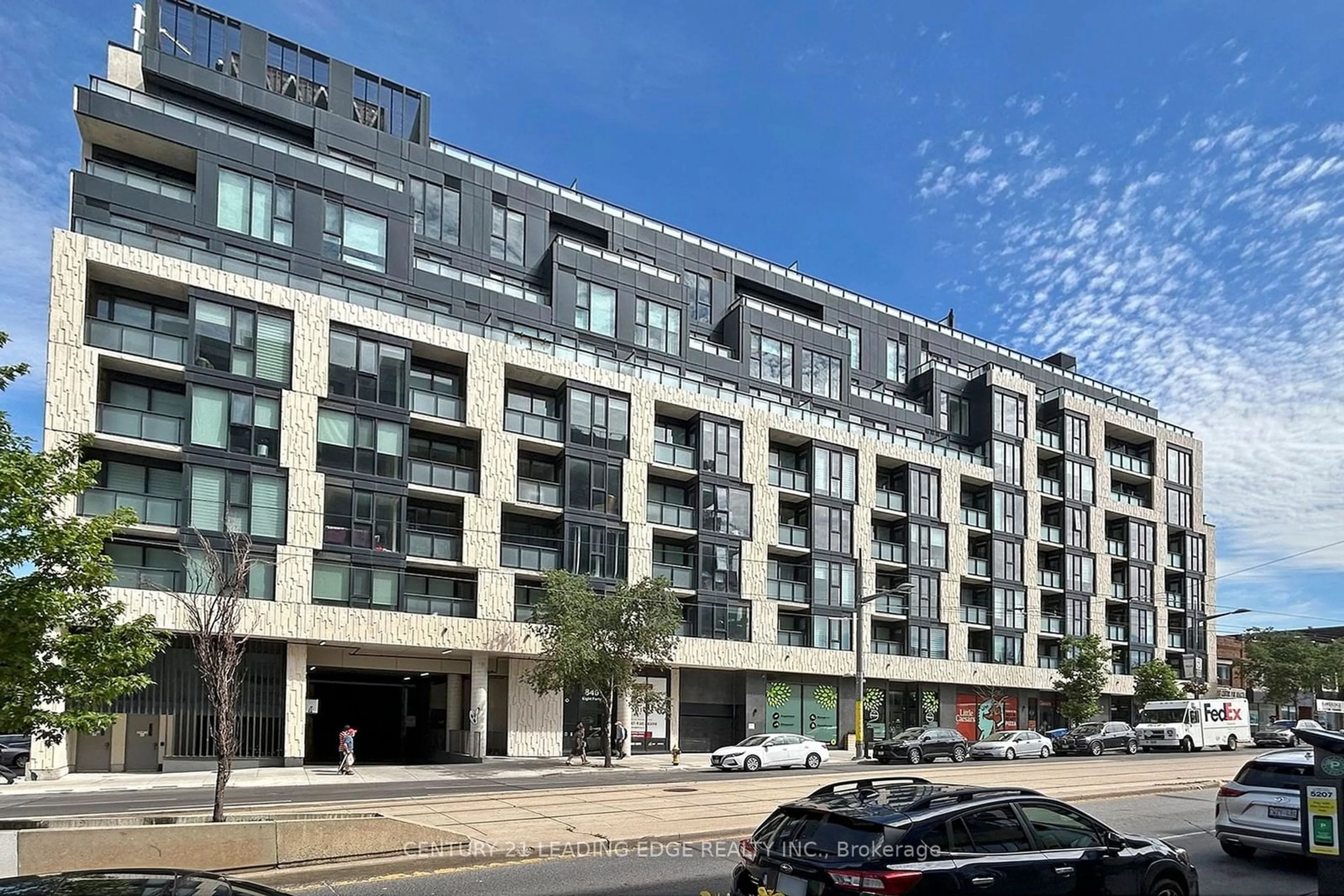 A pic from exterior of the house or condo for 840 St Clair Ave #804, Toronto Ontario M6C 0A4