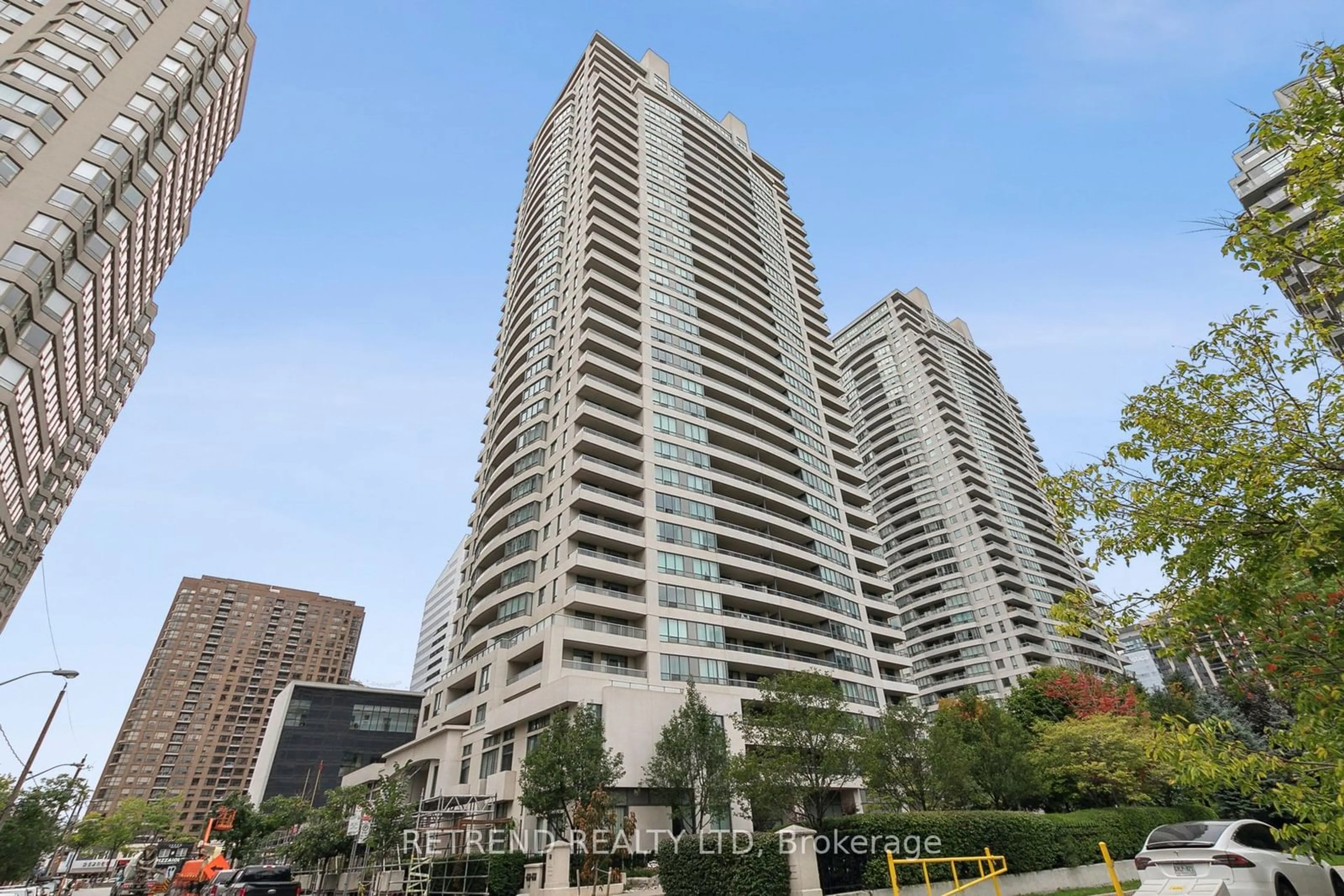 A pic from exterior of the house or condo for 18 Spring Garden Ave #3906, Toronto Ontario M2N 7M2