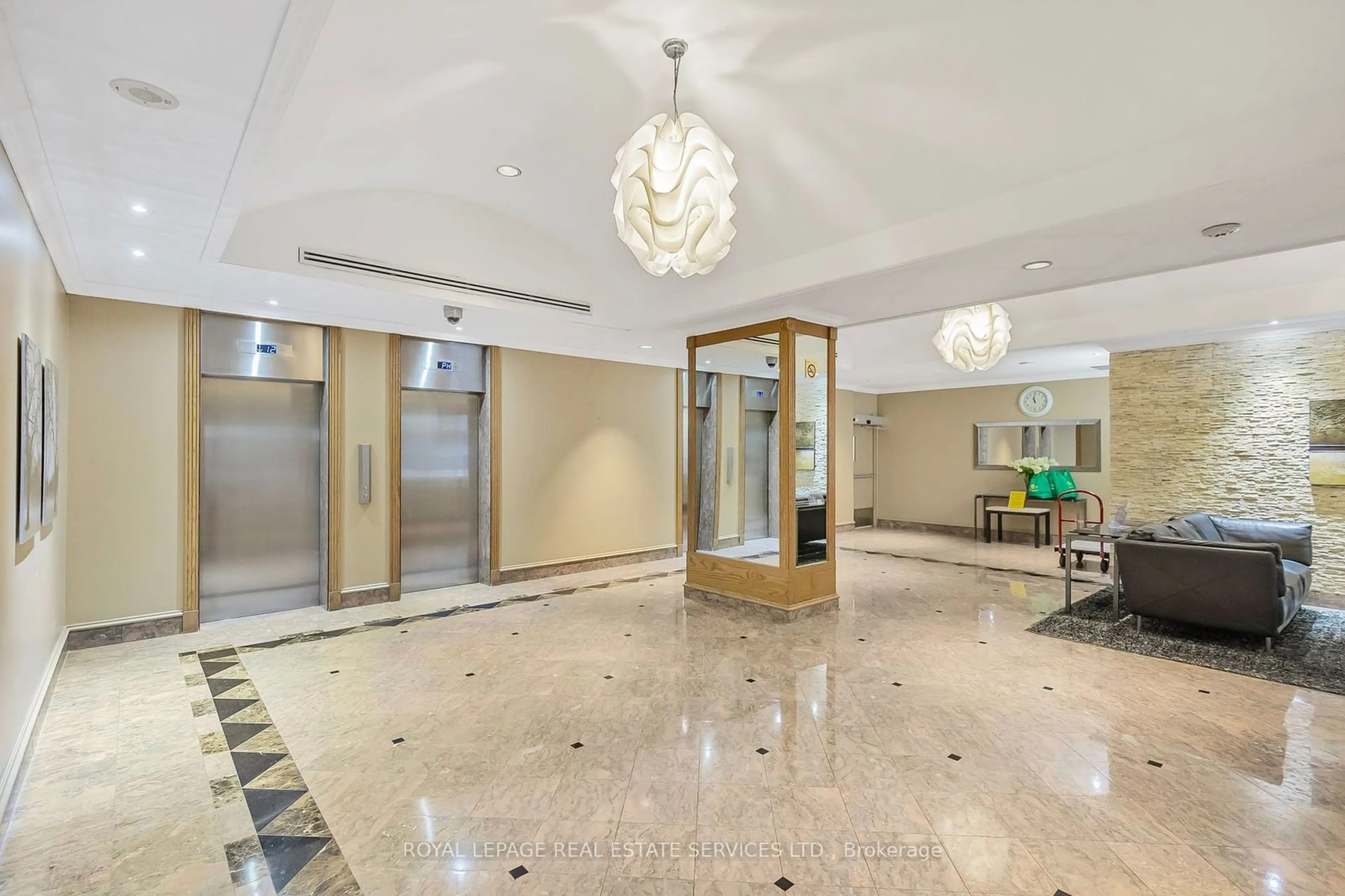 Indoor lobby, unknown floor for 45 Carlton St #1909, Toronto Ontario M5B 2H9