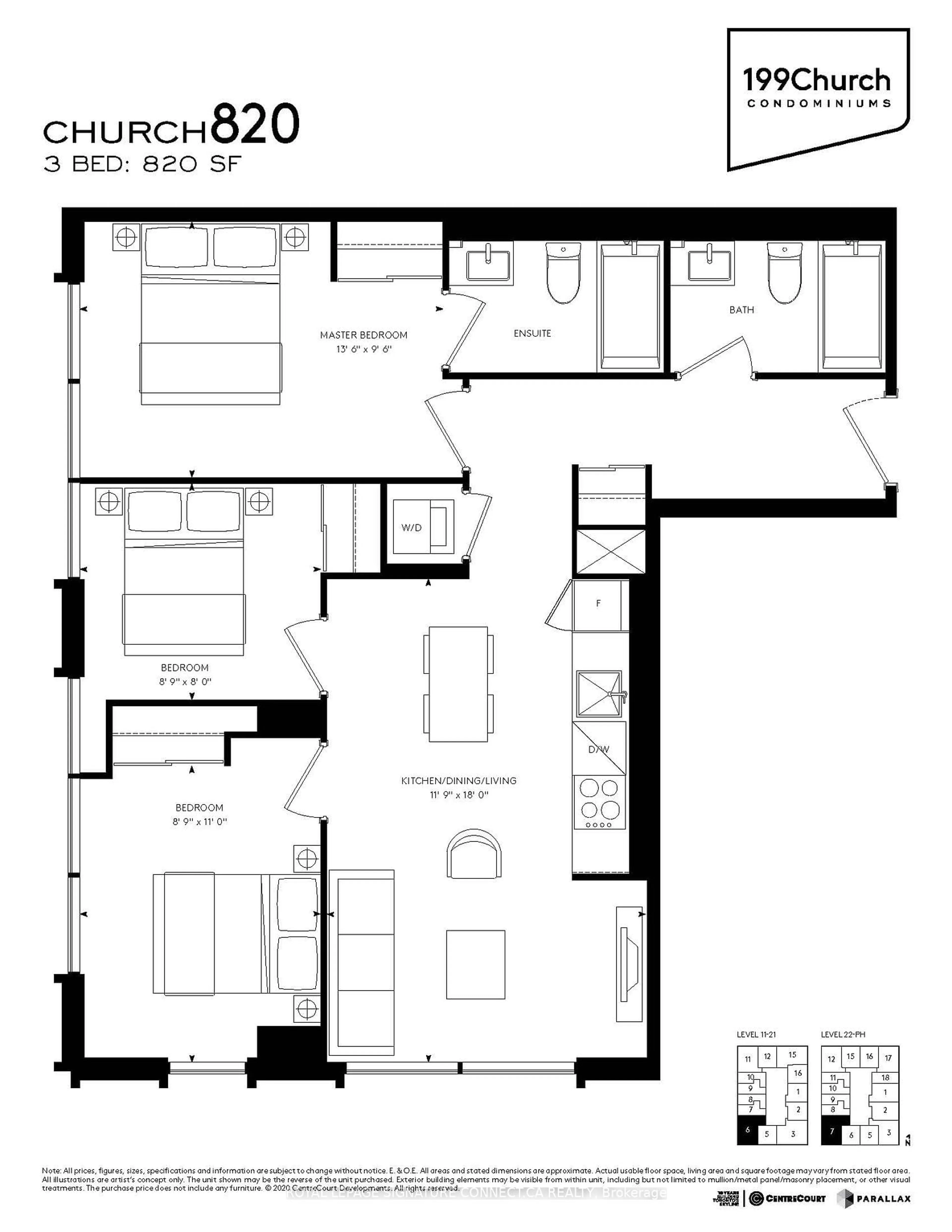 Floor plan for 82 Dalhousie St #2307, Toronto Ontario M5B 0C5