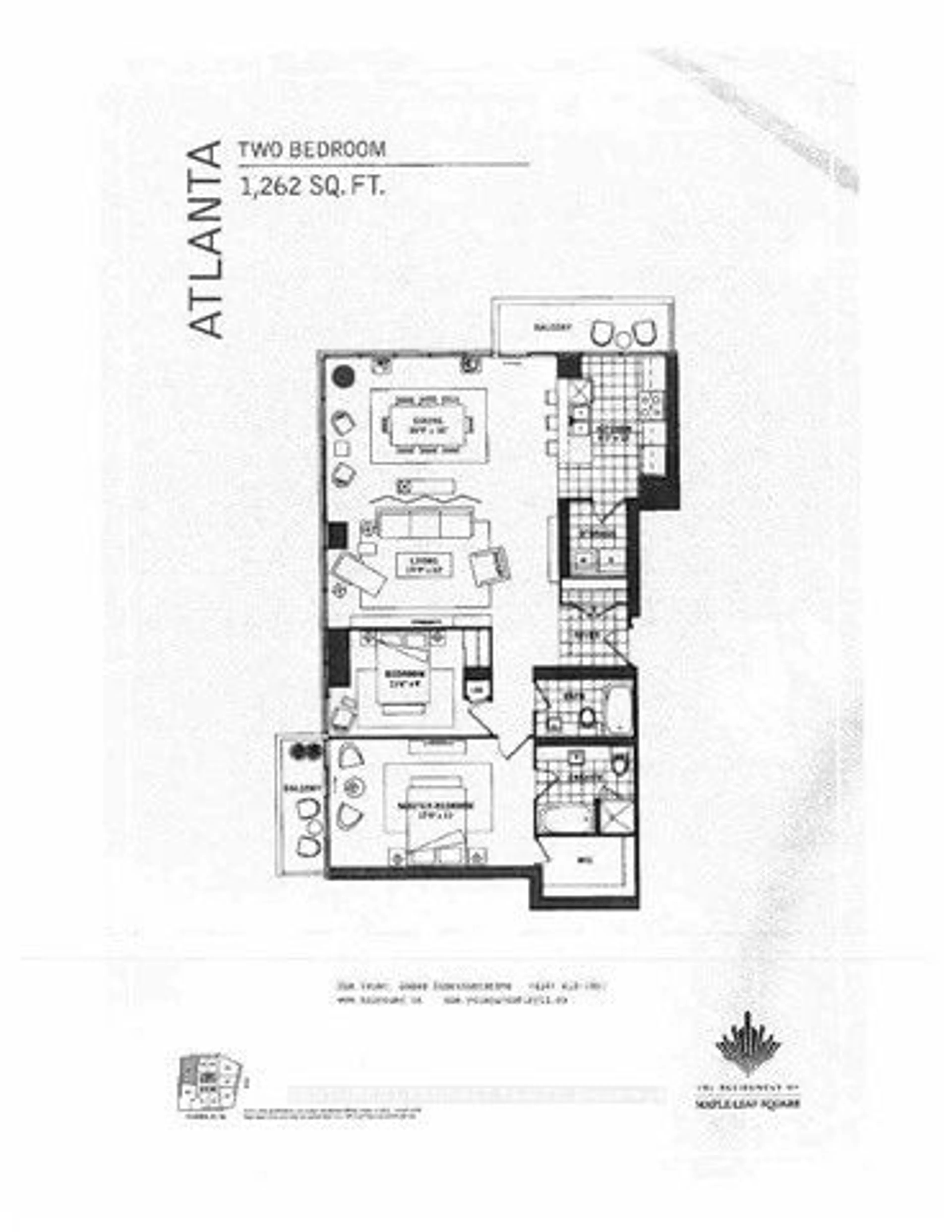 Floor plan for 65 Bremner Blvd #5005, Toronto Ontario M5J 0A7