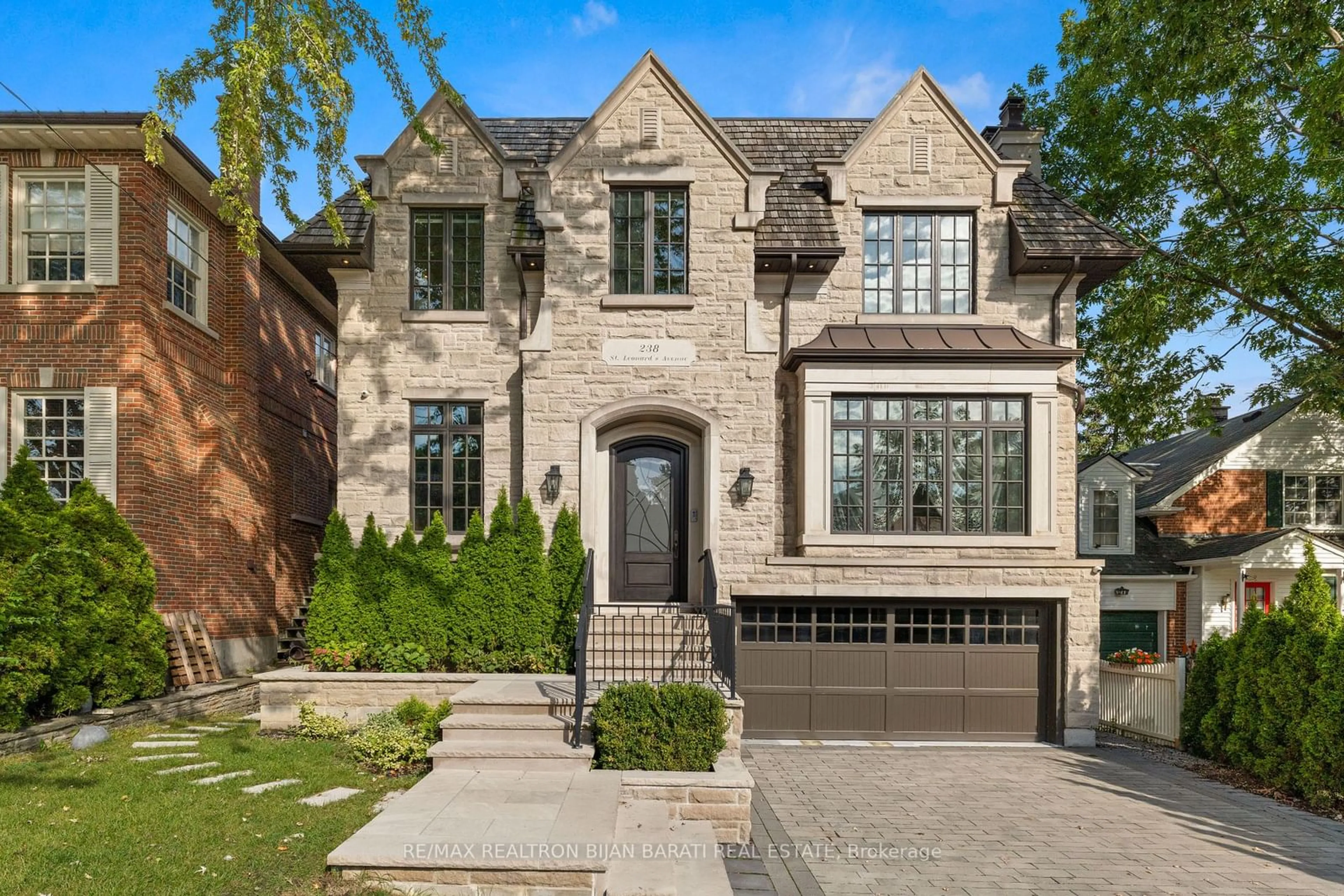 Home with brick exterior material for 238 St Leonards Ave, Toronto Ontario M4N 1L1