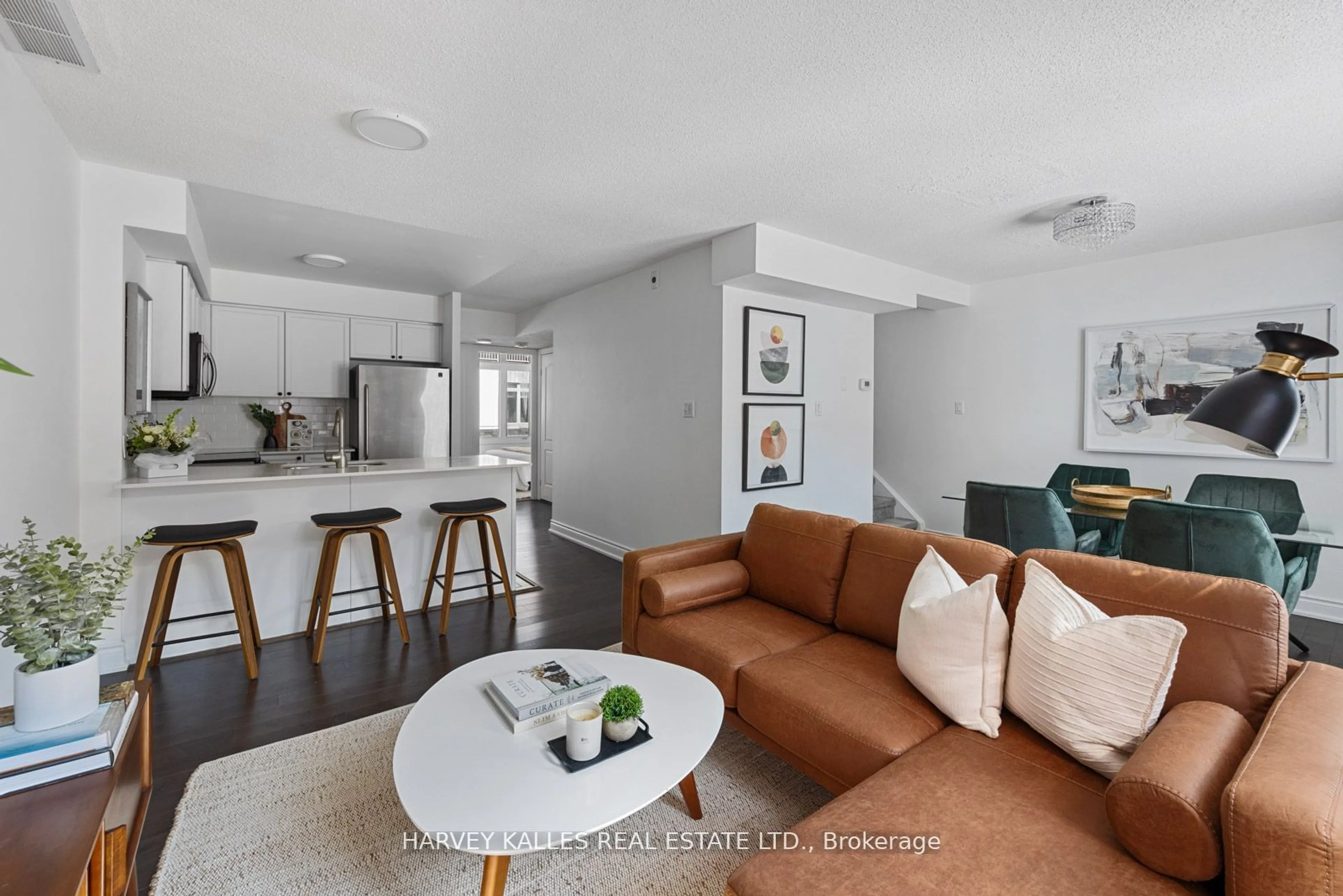 Living room for 12 Sudbury St #1407, Toronto Ontario M6J 3W7