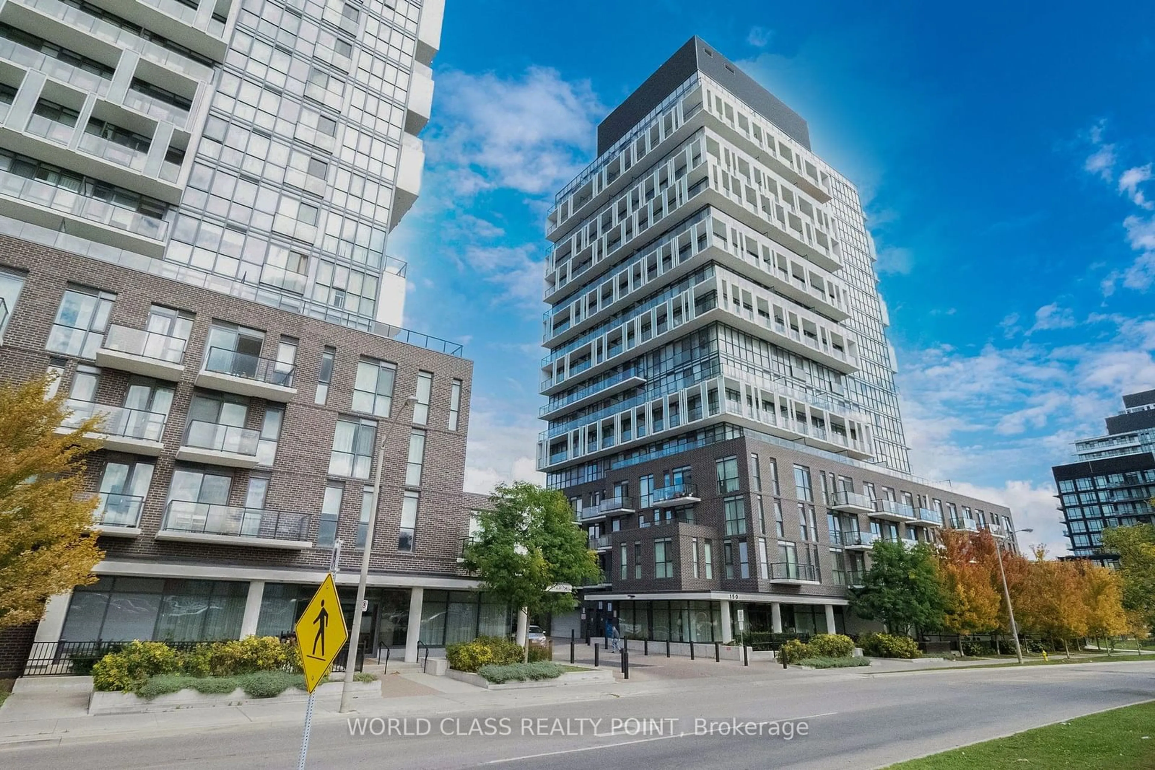 A pic from exterior of the house or condo, the street view for 150 Fairview Mall Dr #611, Toronto Ontario M2J 4T1