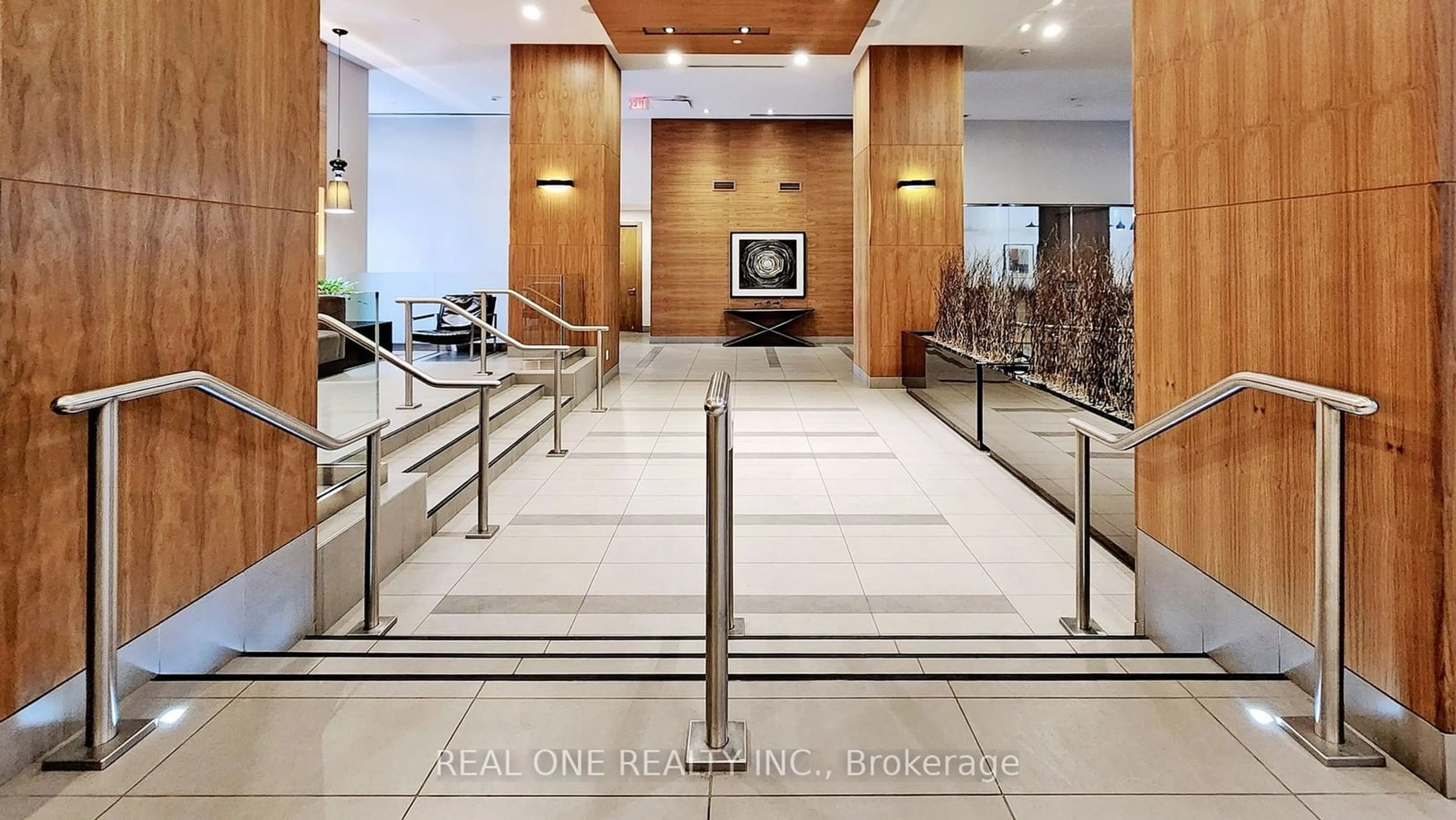 Indoor lobby, ceramic floors for 295 Adelaide St #3106, Toronto Ontario M5V 0L4