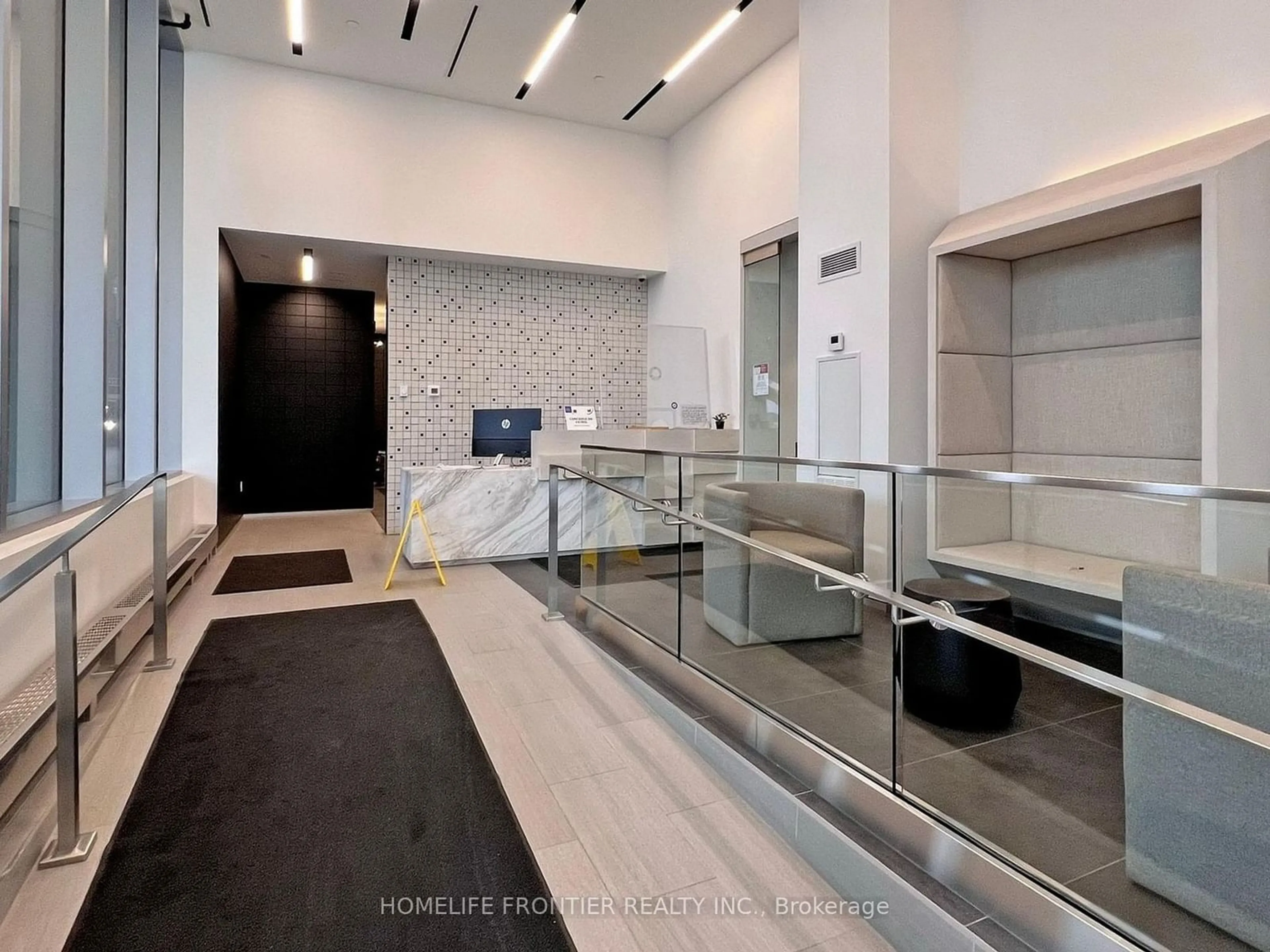 Contemporary kitchen, ceramic floors for 99 Broadway Ave #1003, Toronto Ontario M4P 0E3