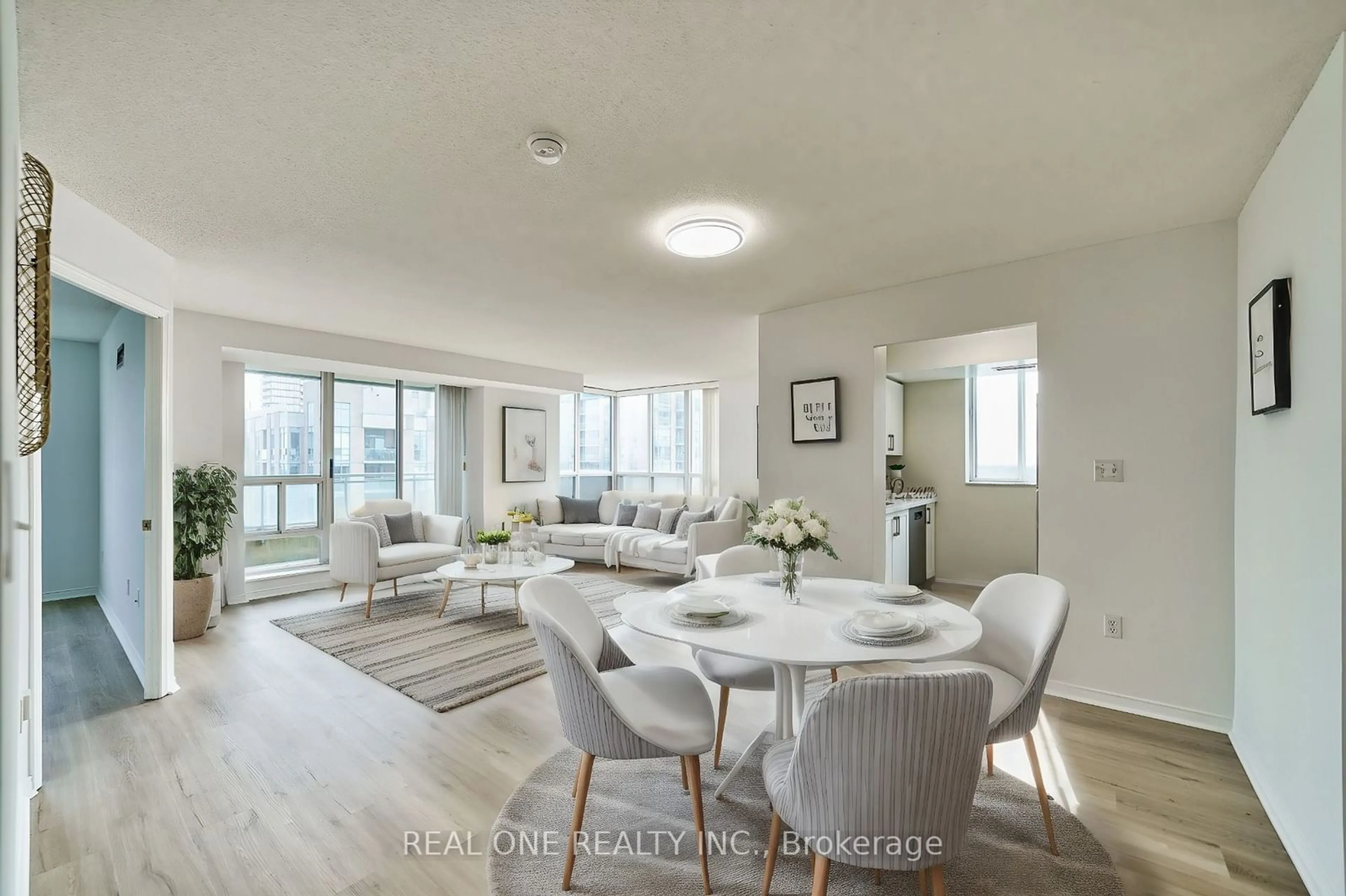 Living room for 3 Pemberton Ave #1902, Toronto Ontario M2M 4M1