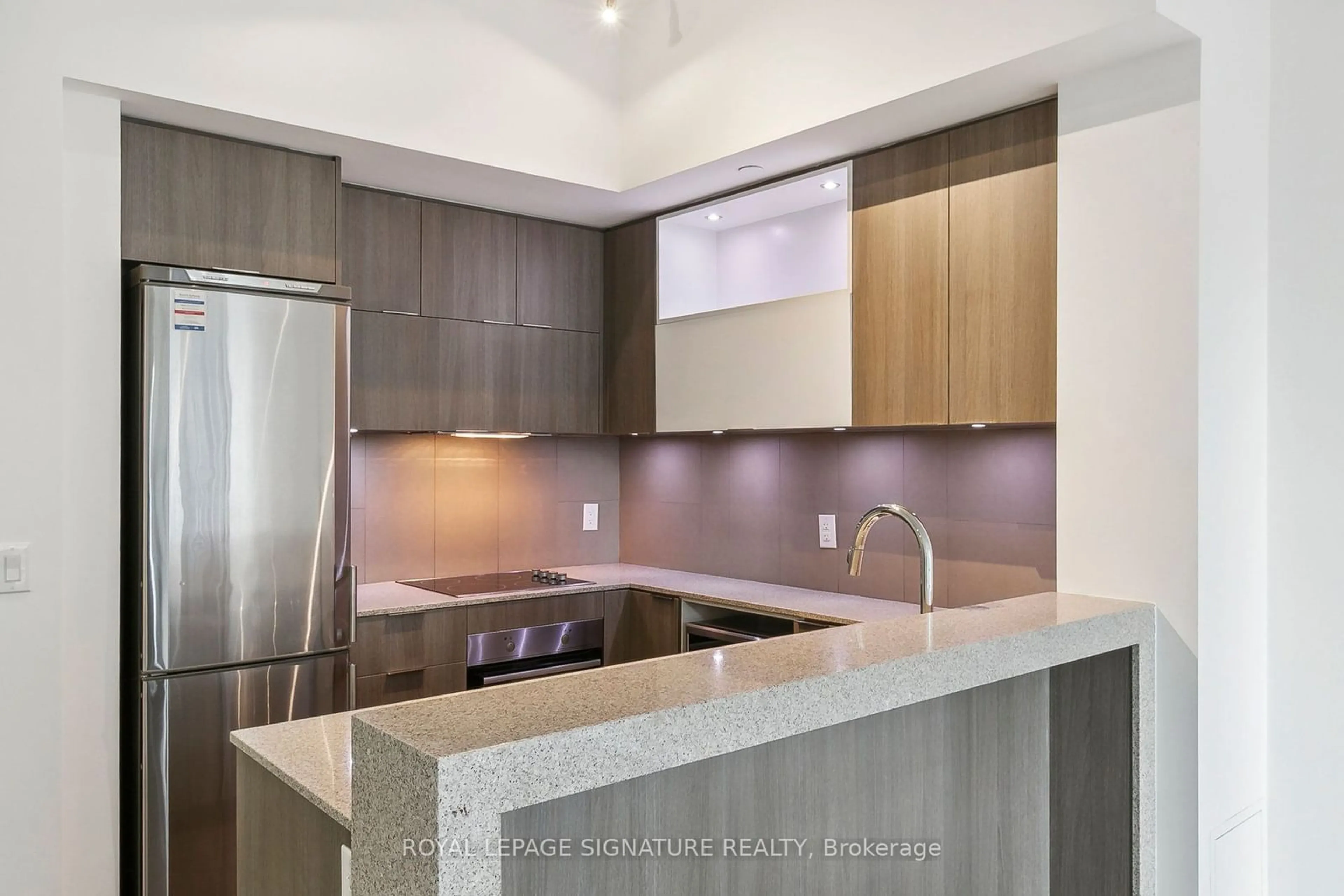 Contemporary kitchen, wood floors for 170 Sumach St #401, Toronto Ontario M5A 0C3