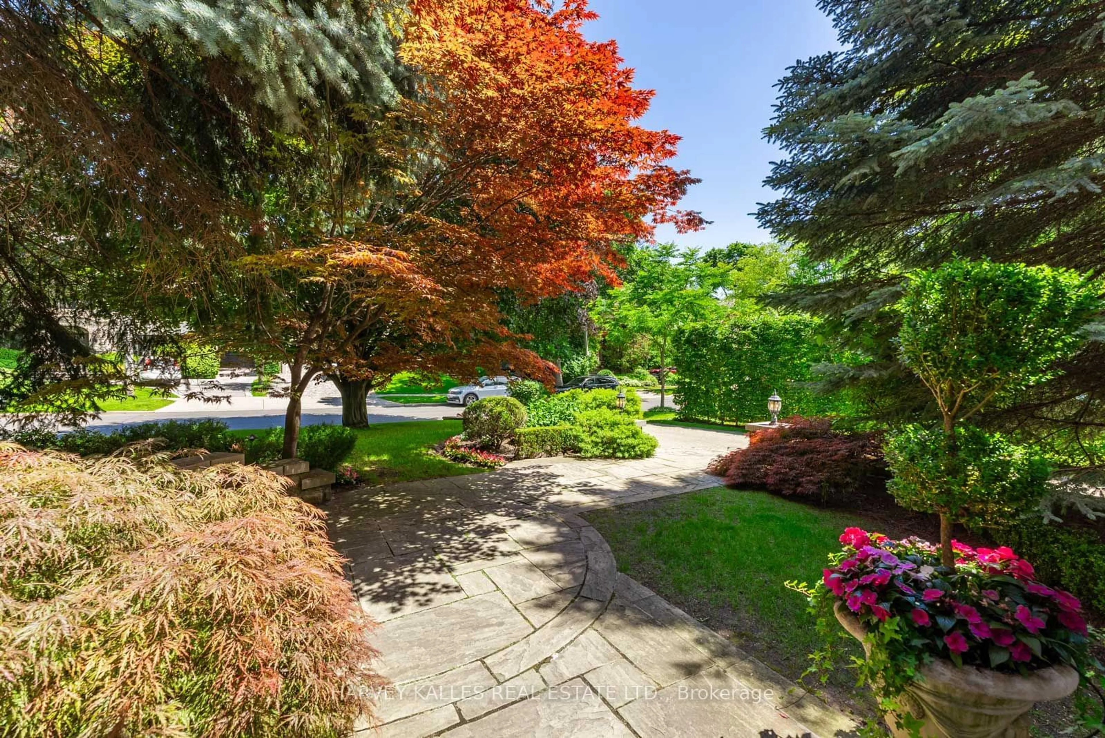 Patio, the fenced backyard for 250 Warren Rd, Toronto Ontario M4V 2S8