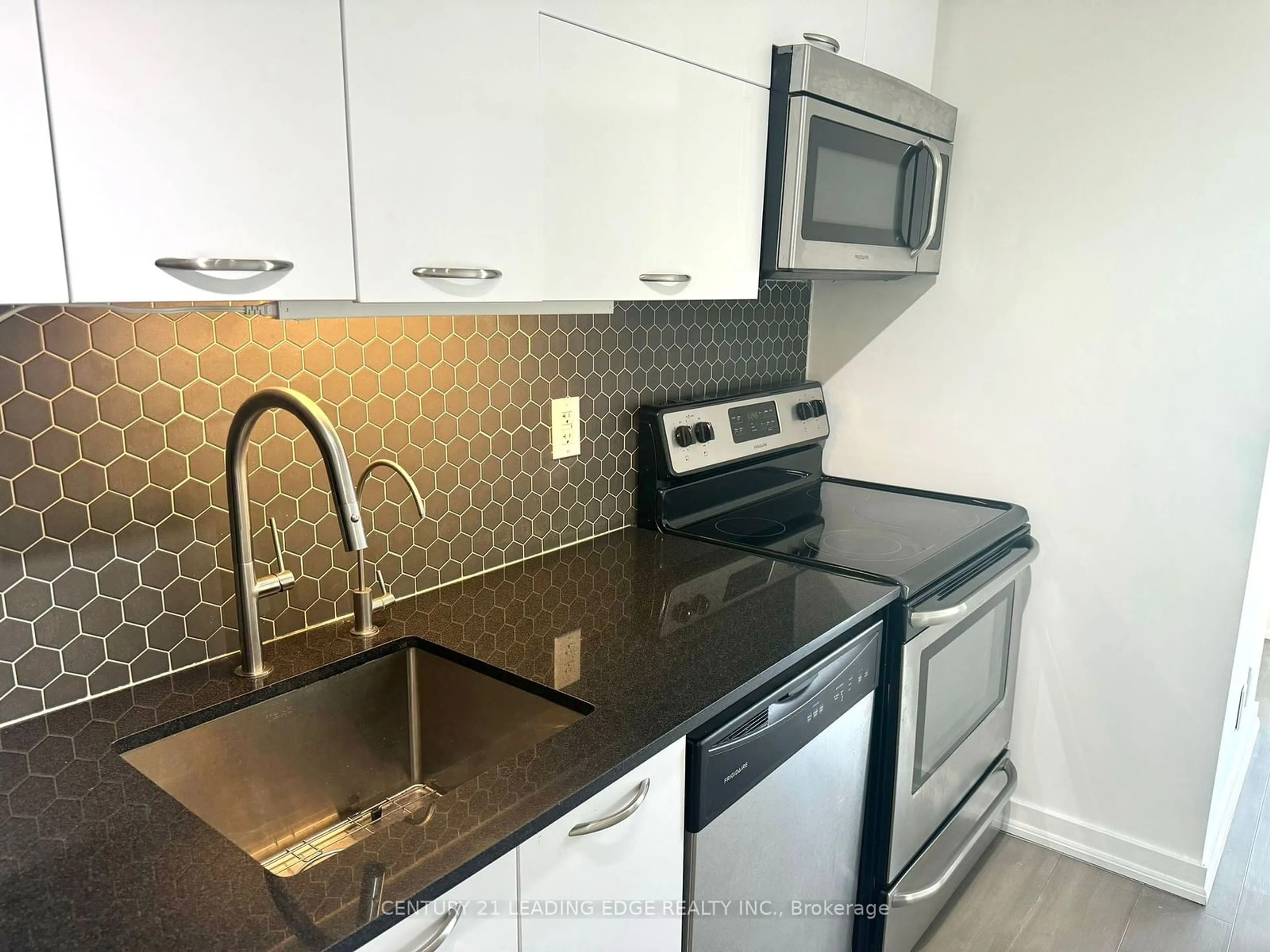 Standard kitchen for 38 Joe Shuster Way #1626, Toronto Ontario M6K 0A5