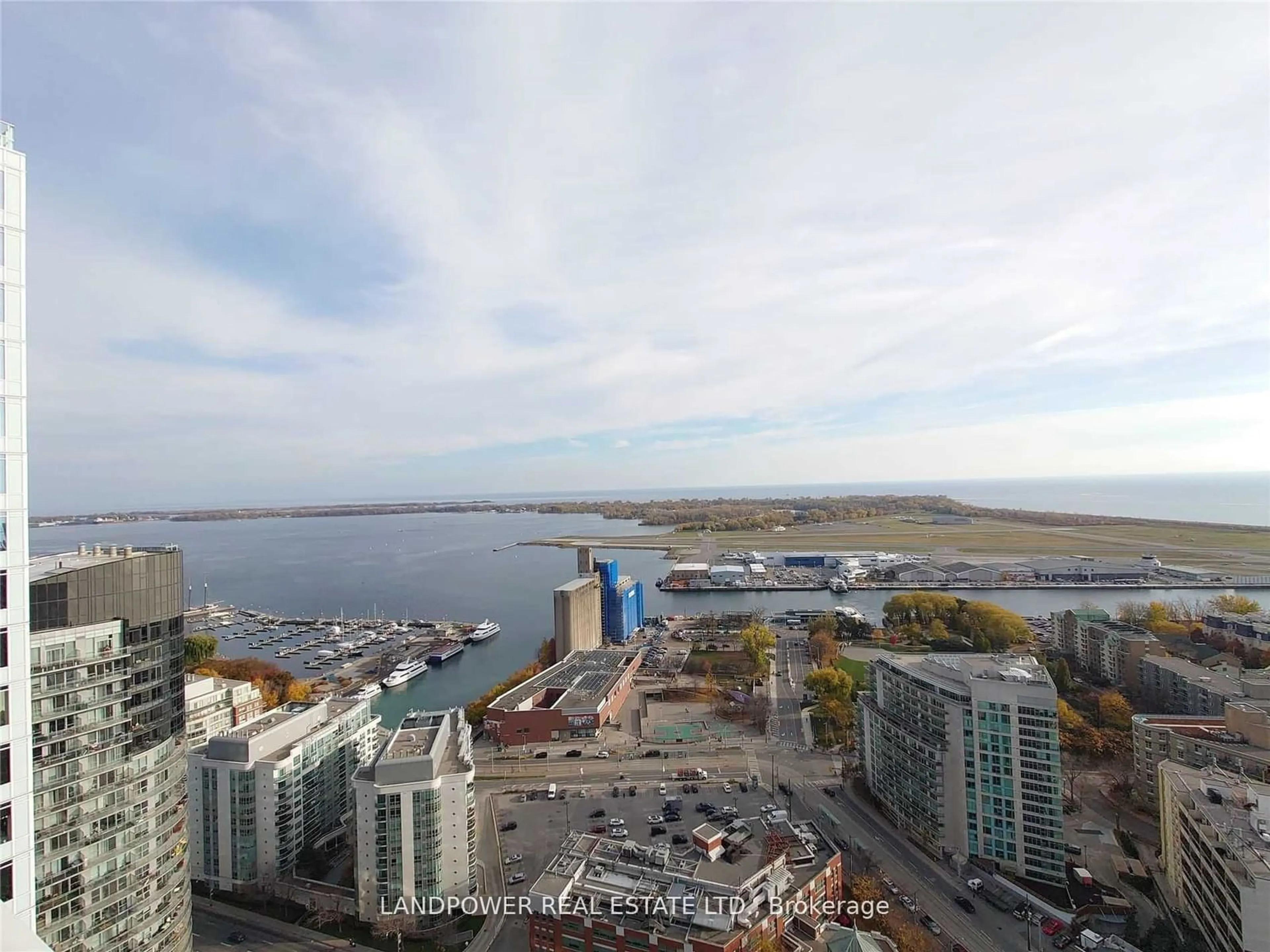 A pic from exterior of the house or condo, the view of city buildings for 19 Bathurst St #3912, Toronto Ontario M5V 0N2