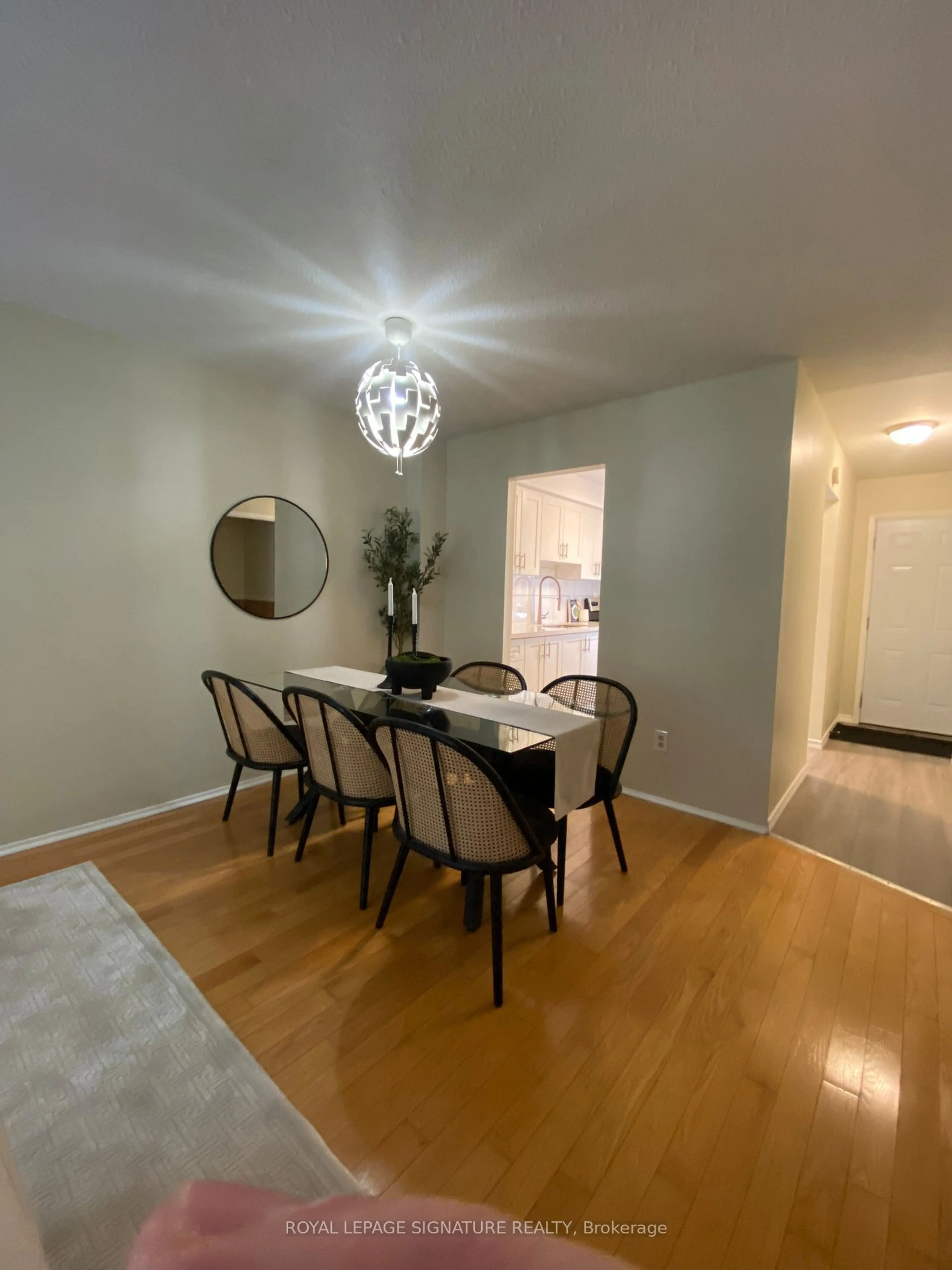 Dining room, wood floors for 40 Thorny Vine Way, Toronto Ontario M2J 4J2