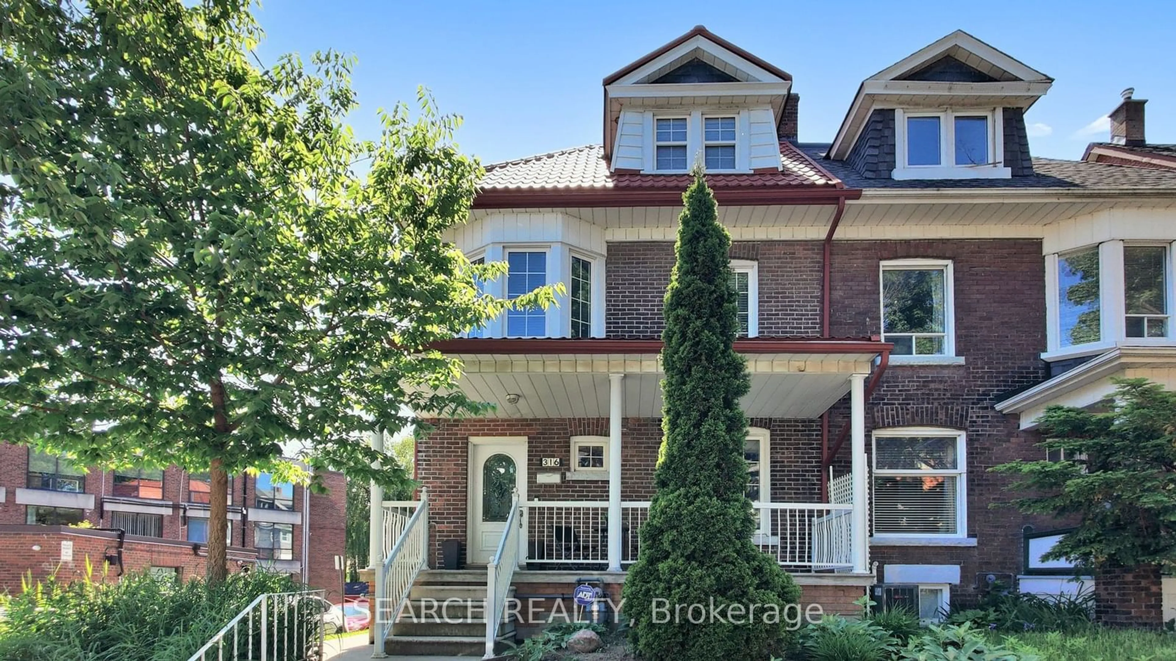 A pic from exterior of the house or condo, the street view for 316 Shaw St, Toronto Ontario M6J 2X2