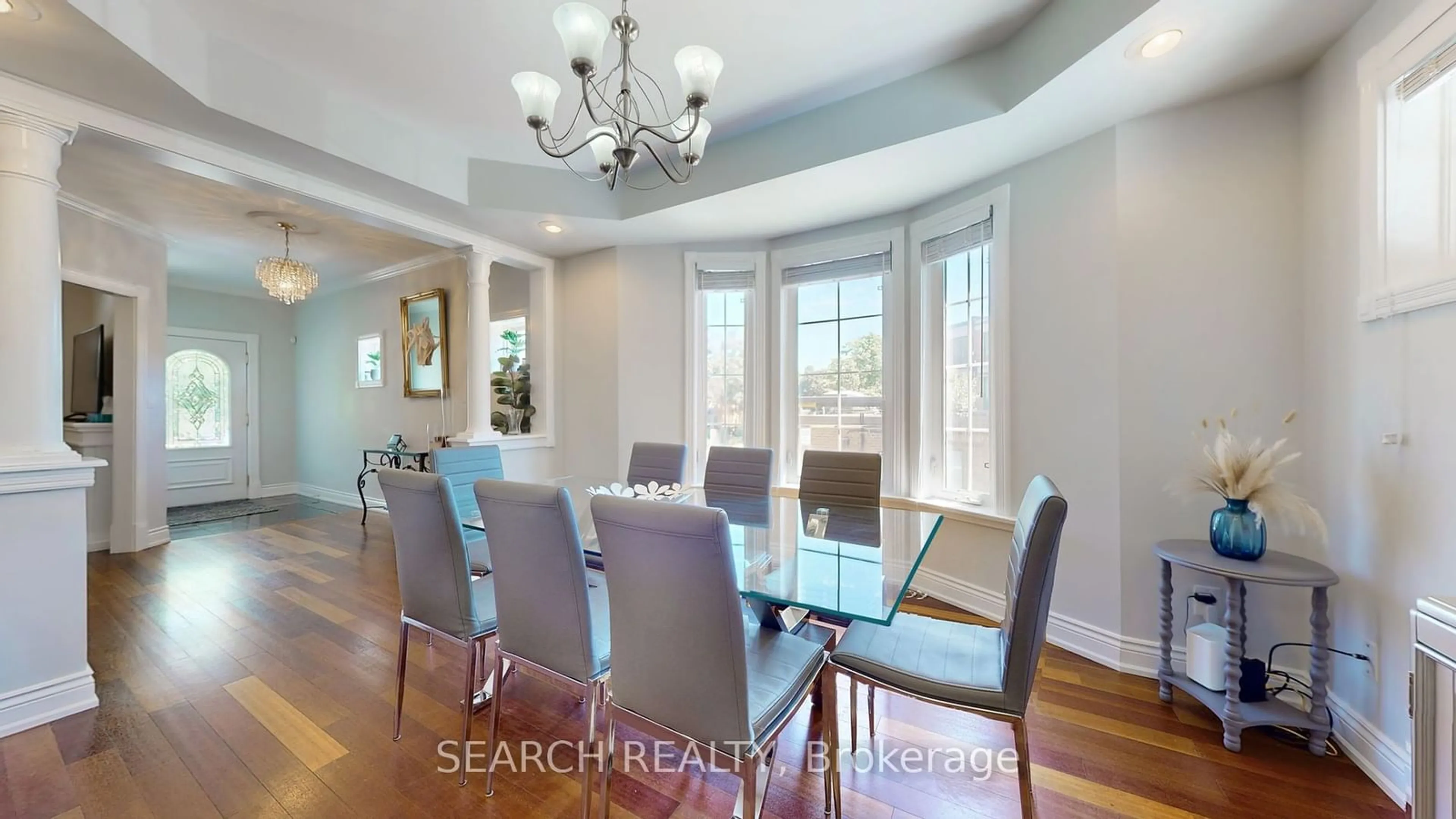 Dining room, wood floors for 316 Shaw St, Toronto Ontario M6J 2X2