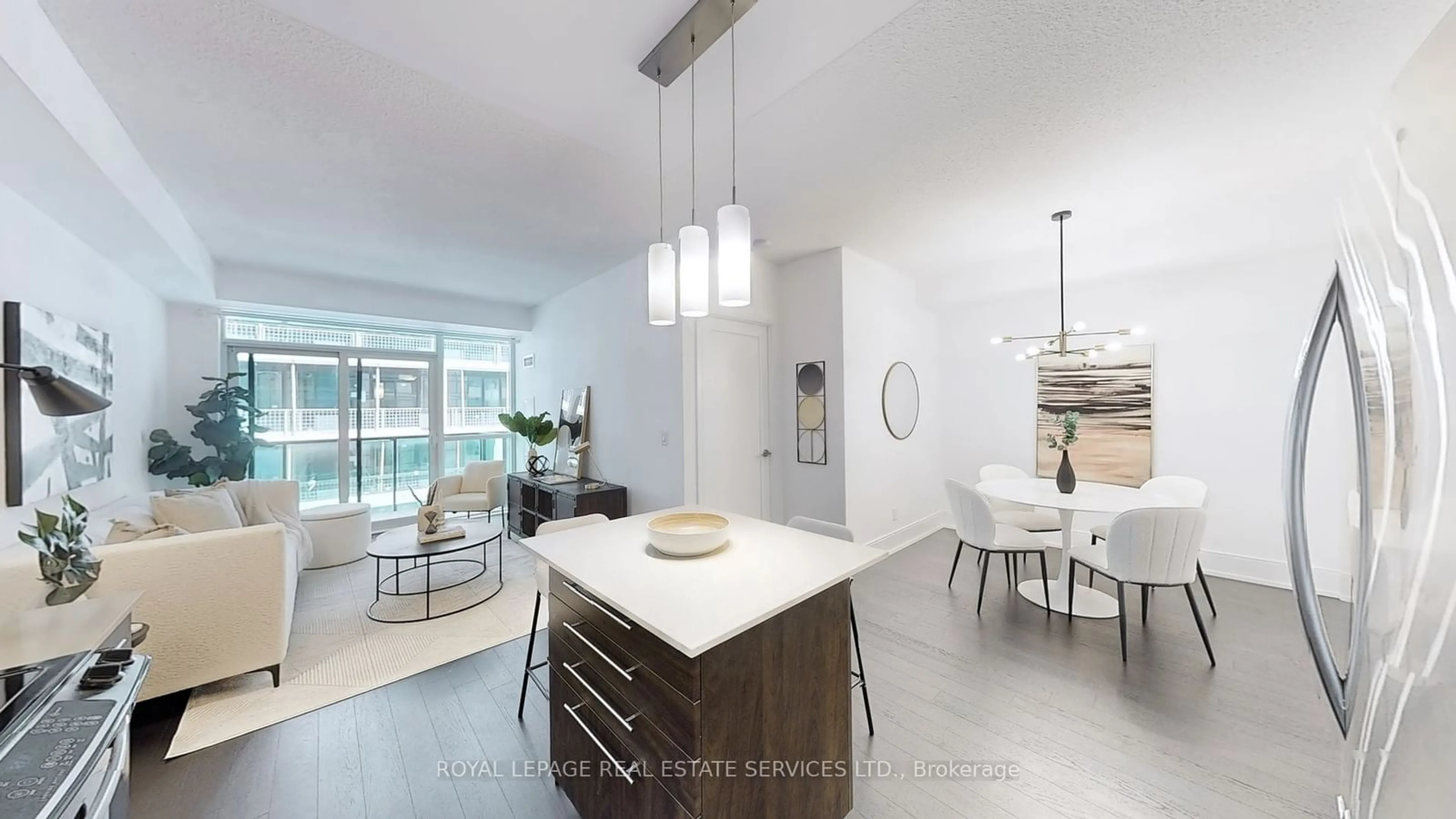 Open concept kitchen for 25 Broadway Ave #1806, Toronto Ontario M4P 1T7