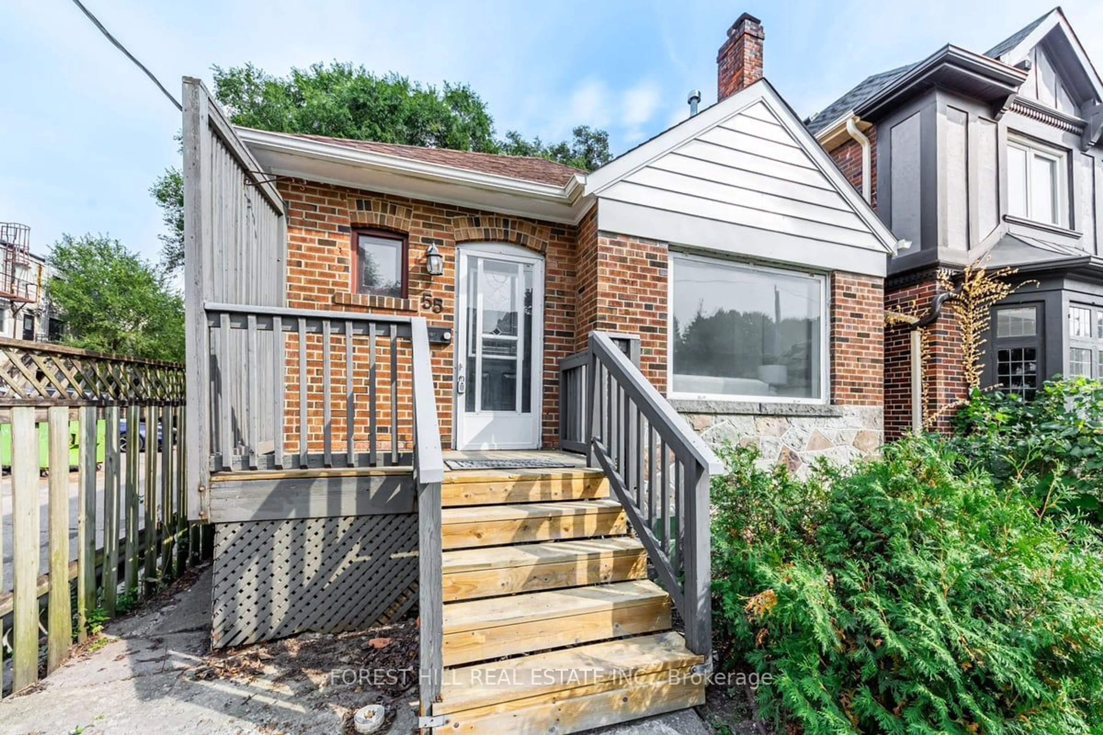 Frontside or backside of a home, cottage for 55 Camberwell Rd, Toronto Ontario M6C 3E7