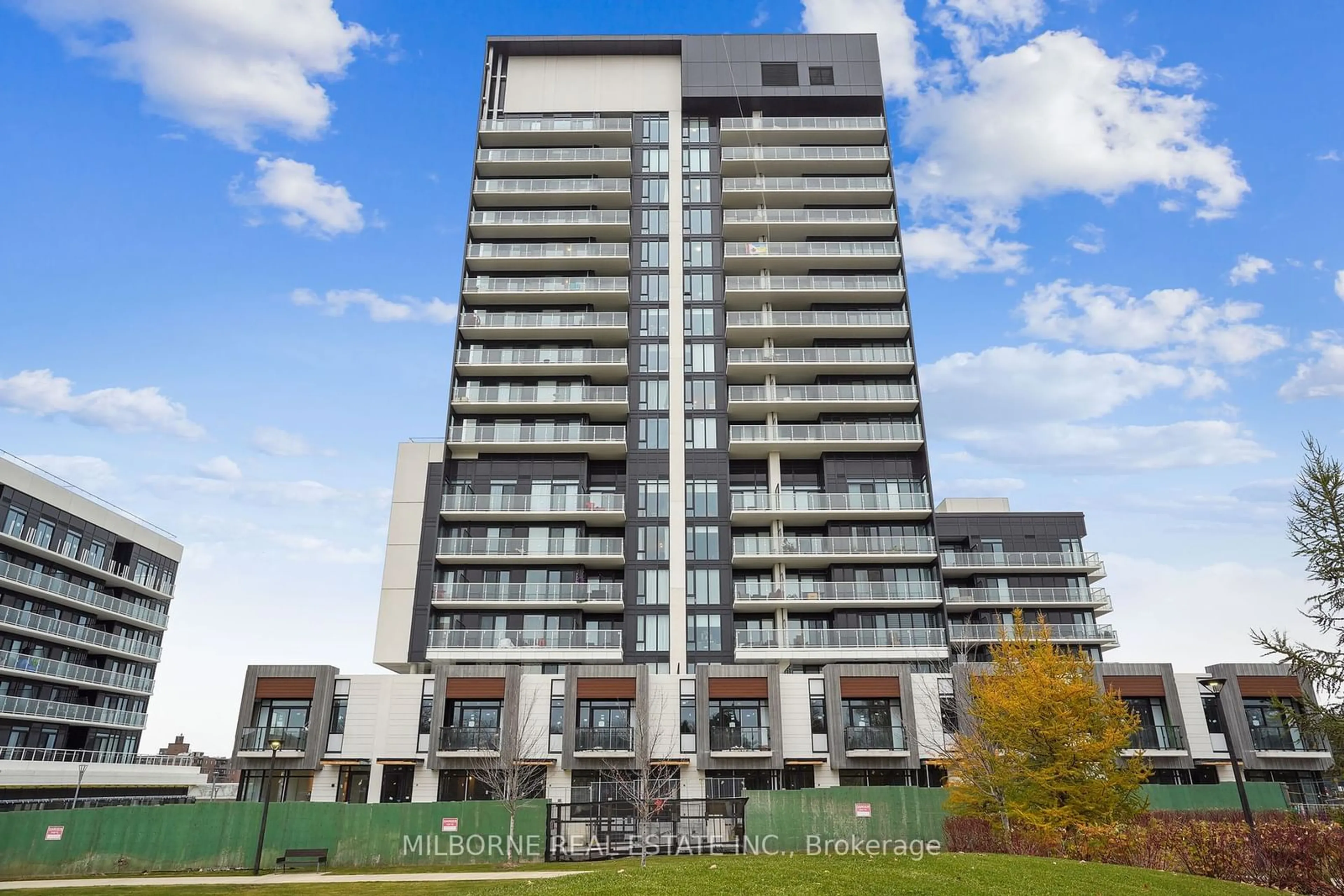 A pic from exterior of the house or condo, the front or back of building for 50 O'Neill Rd #216, Toronto Ontario M3C 0R2