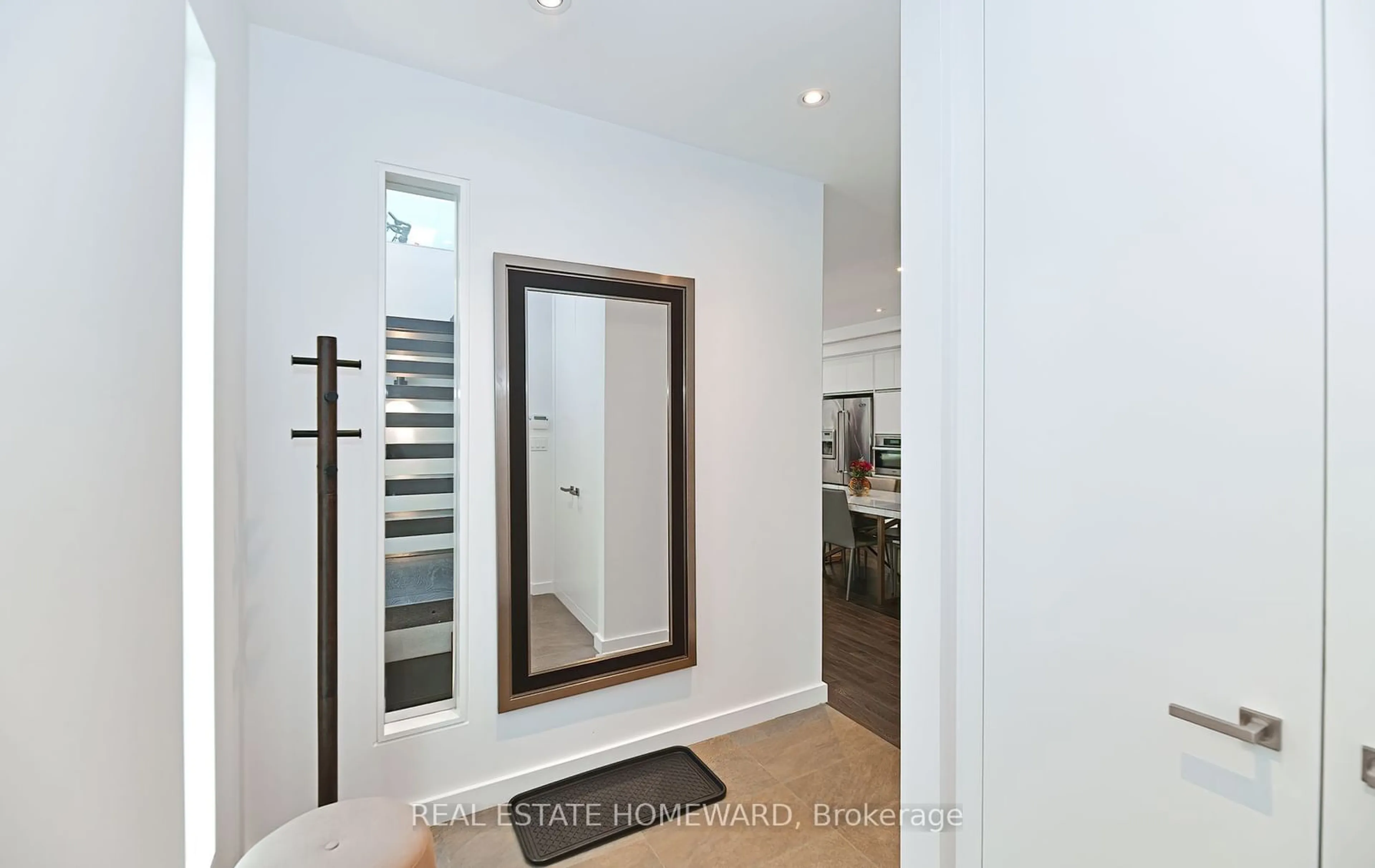 Contemporary bathroom, wood floors for 478 Melrose Ave, Toronto Ontario M5M 1Z9