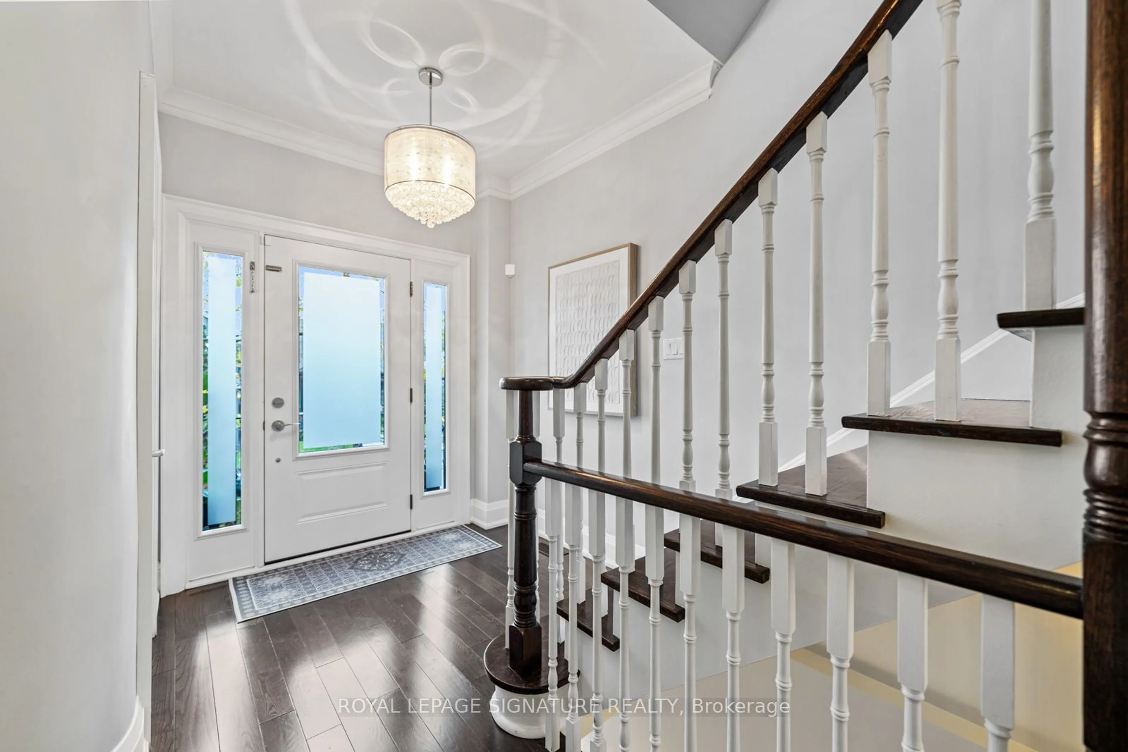 Indoor entryway, wood floors for 236 Winnett Ave, Toronto Ontario M6C 3L9