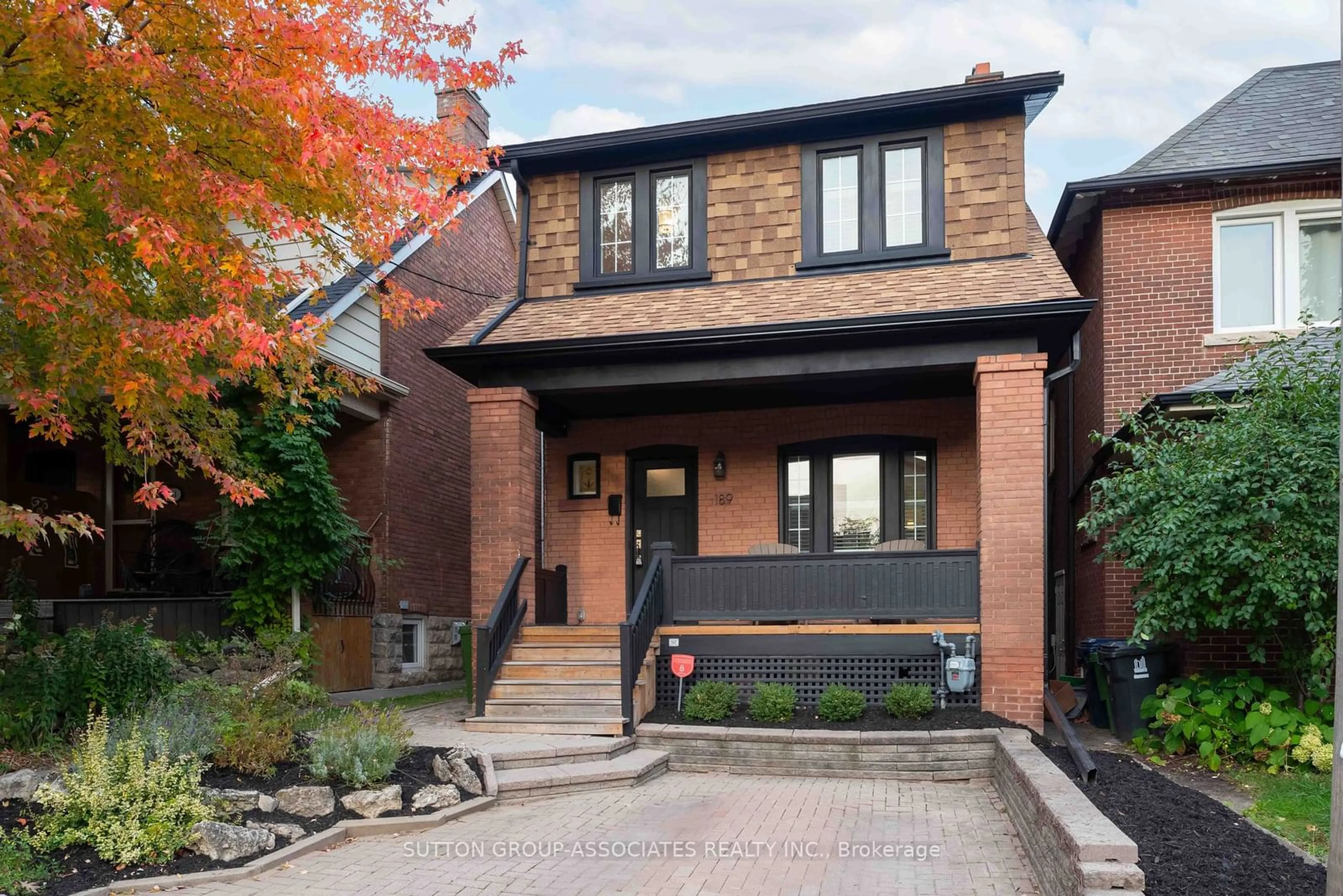 Home with brick exterior material for 189 Wychwood Ave, Toronto Ontario M6C 2T4