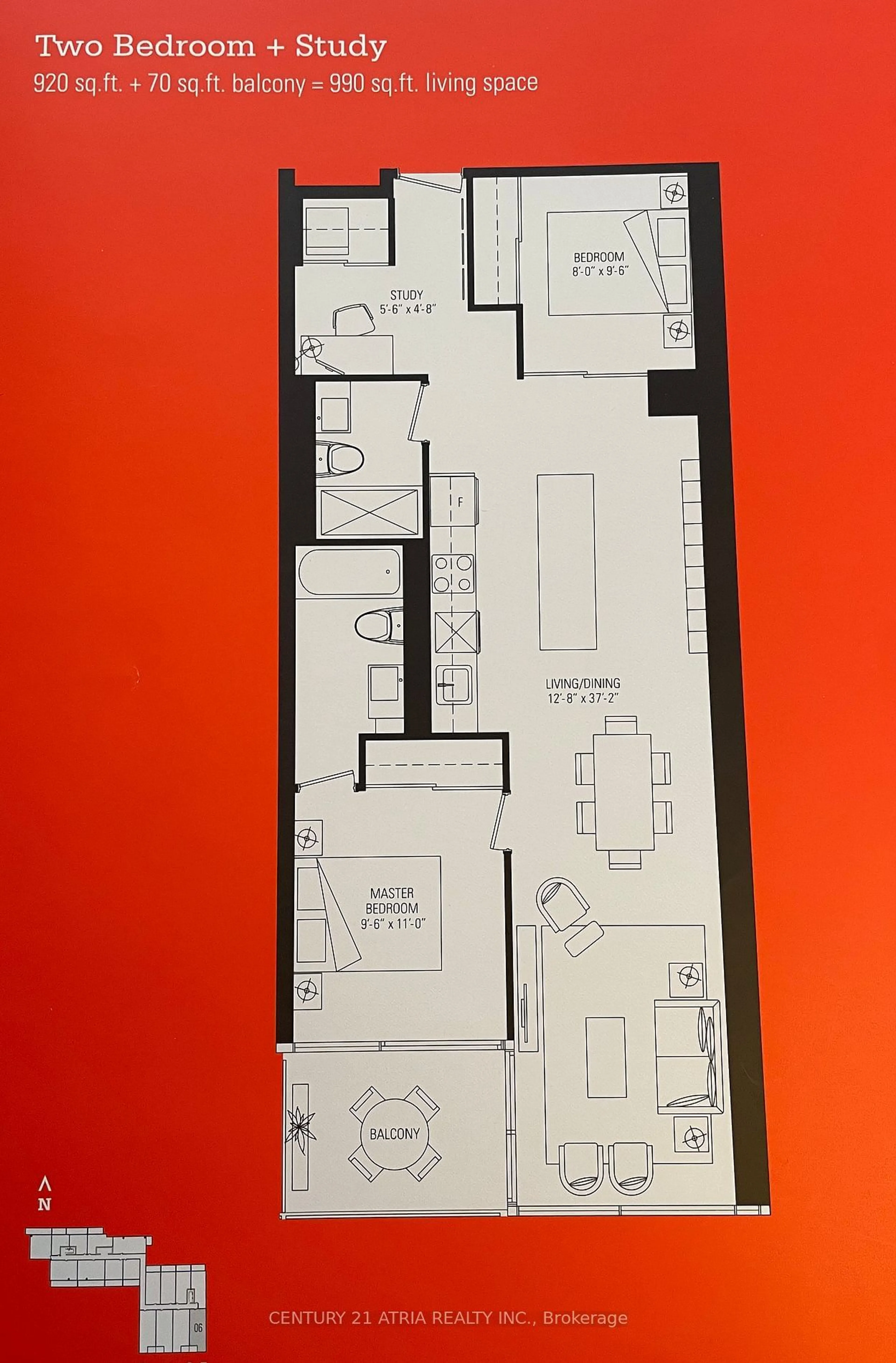 Floor plan for 478 King St #706, Toronto Ontario M5V 0A8