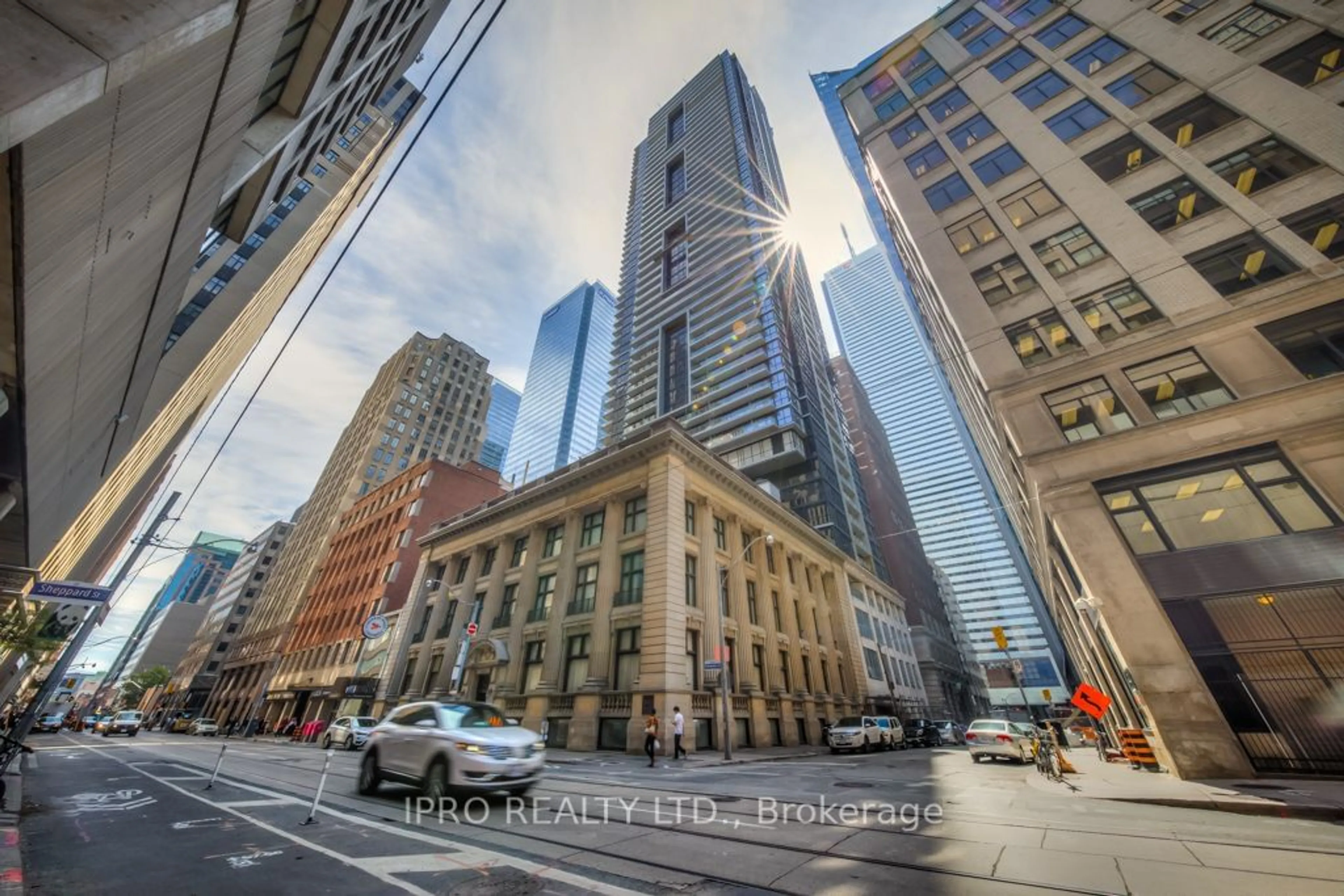 A pic from exterior of the house or condo, the street view for 70 Temperance St #2101, Toronto Ontario M5H 0B1