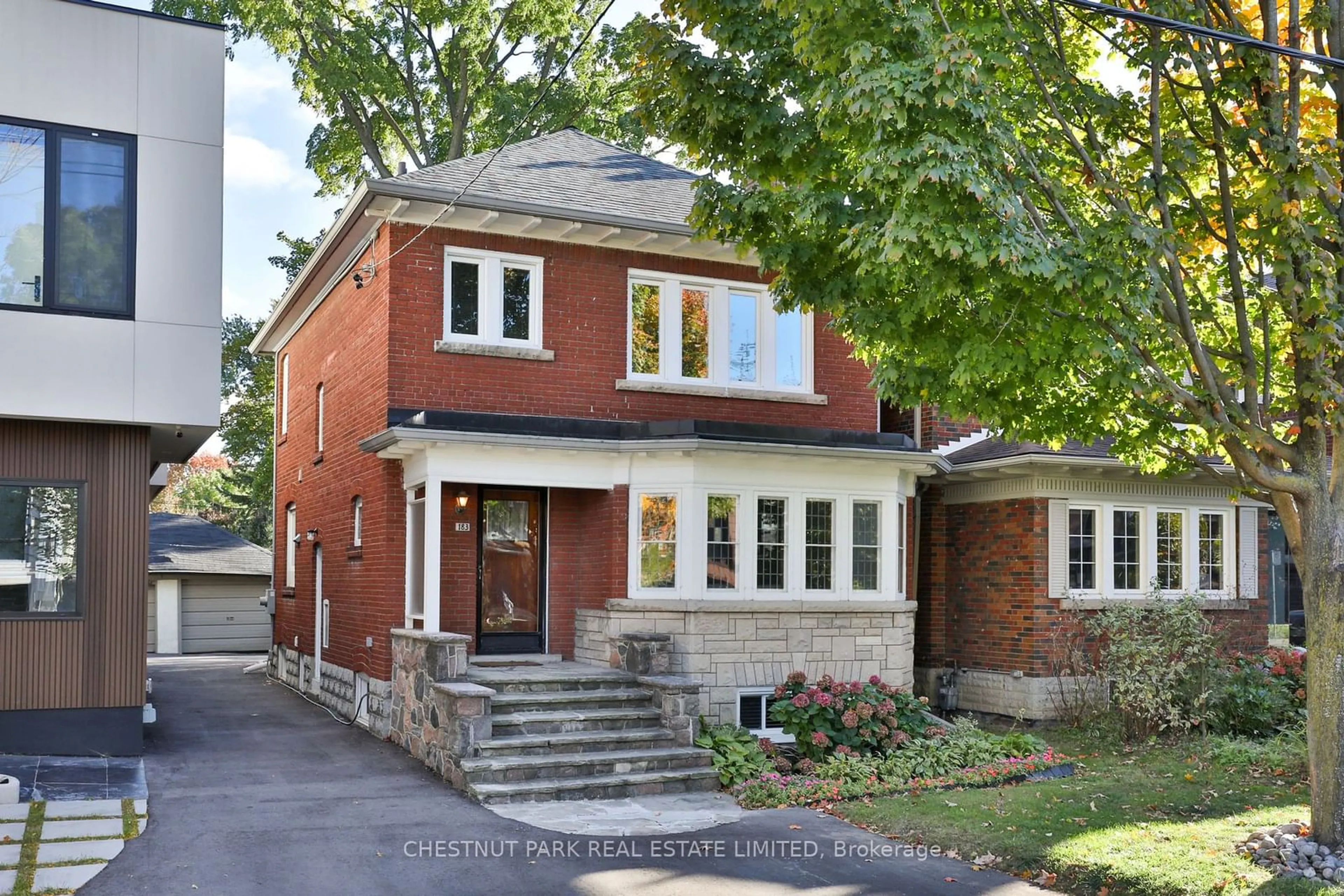 Home with brick exterior material for 183 Wanless Ave, Toronto Ontario M4N 1W4