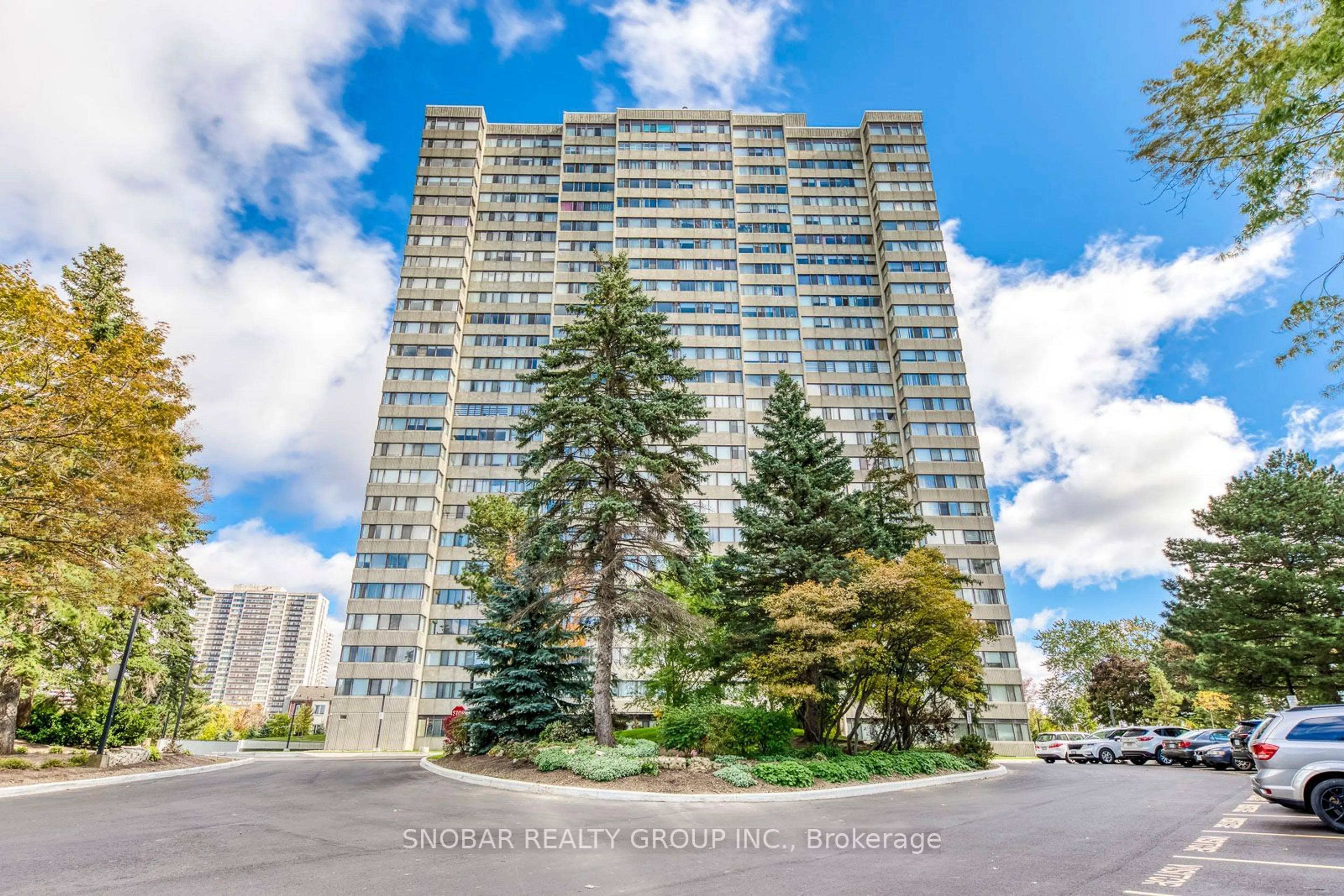 A pic from exterior of the house or condo, the front or back of building for 133 Torresdale Ave #2501, Toronto Ontario M2R 3T2