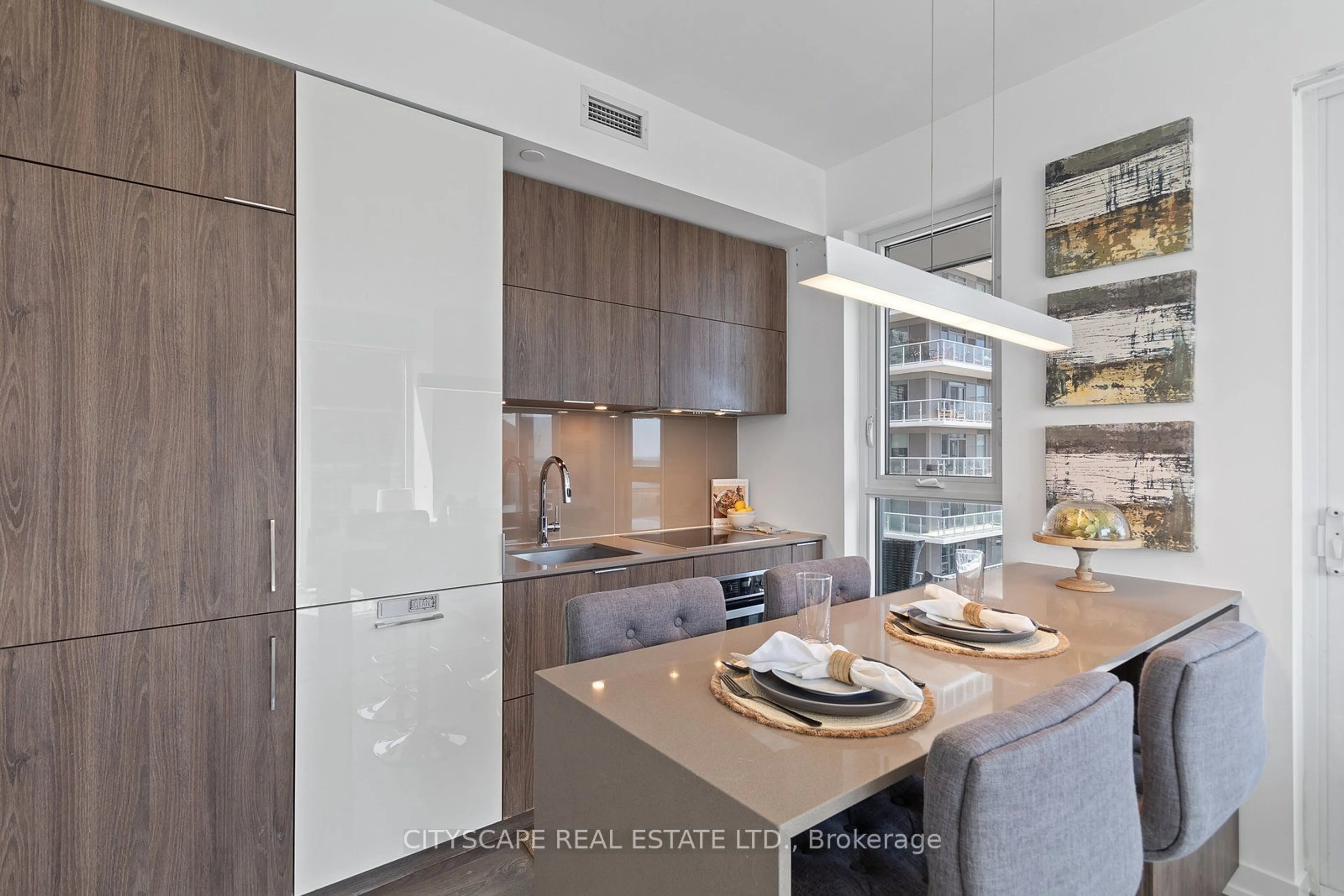 Open concept kitchen for 15 Lower Jarvis St #1603, Toronto Ontario M5E 1R7