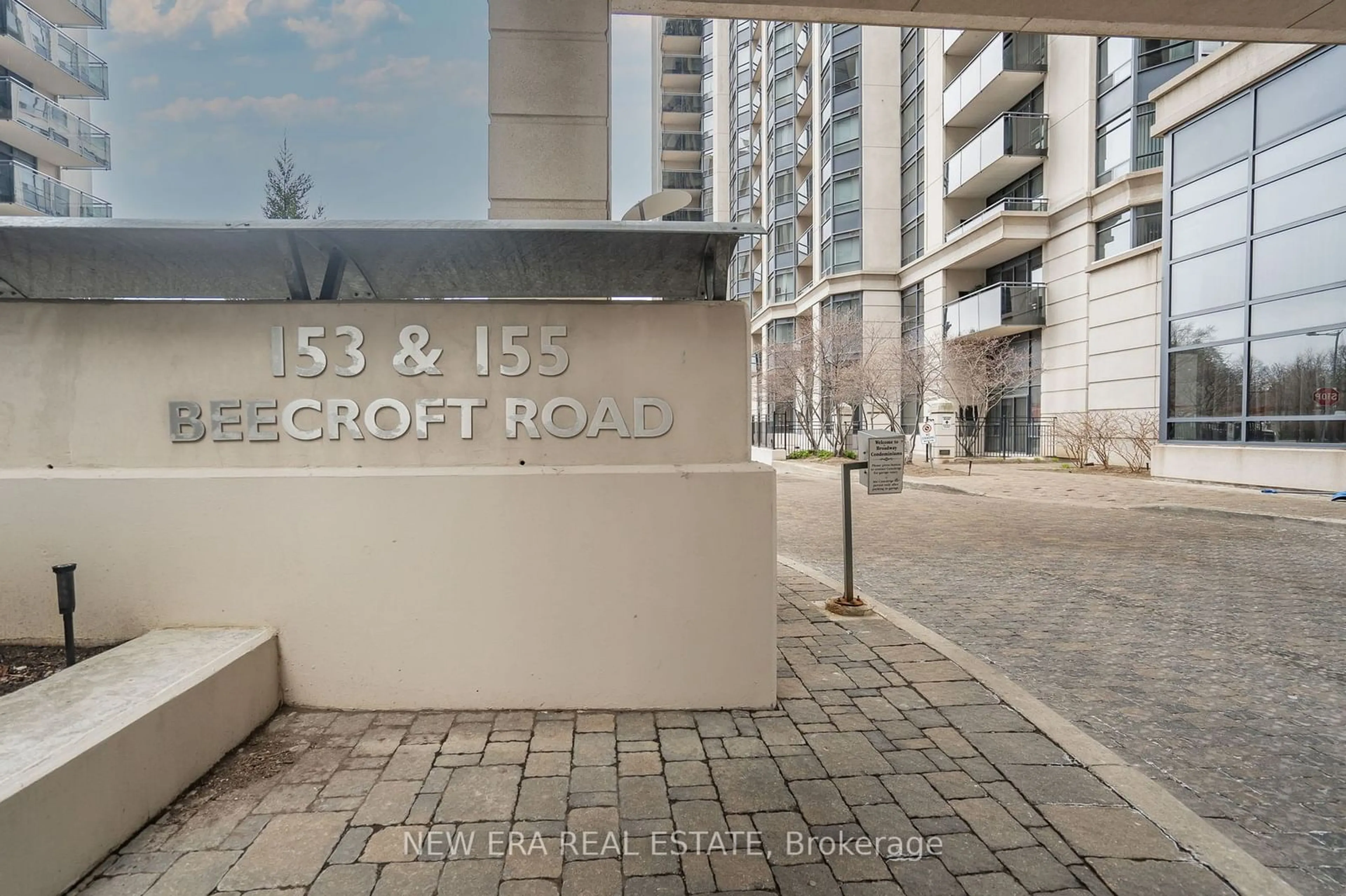 A pic from exterior of the house or condo, the street view for 155 Beecroft Rd #1112, Toronto Ontario M2N 7C6