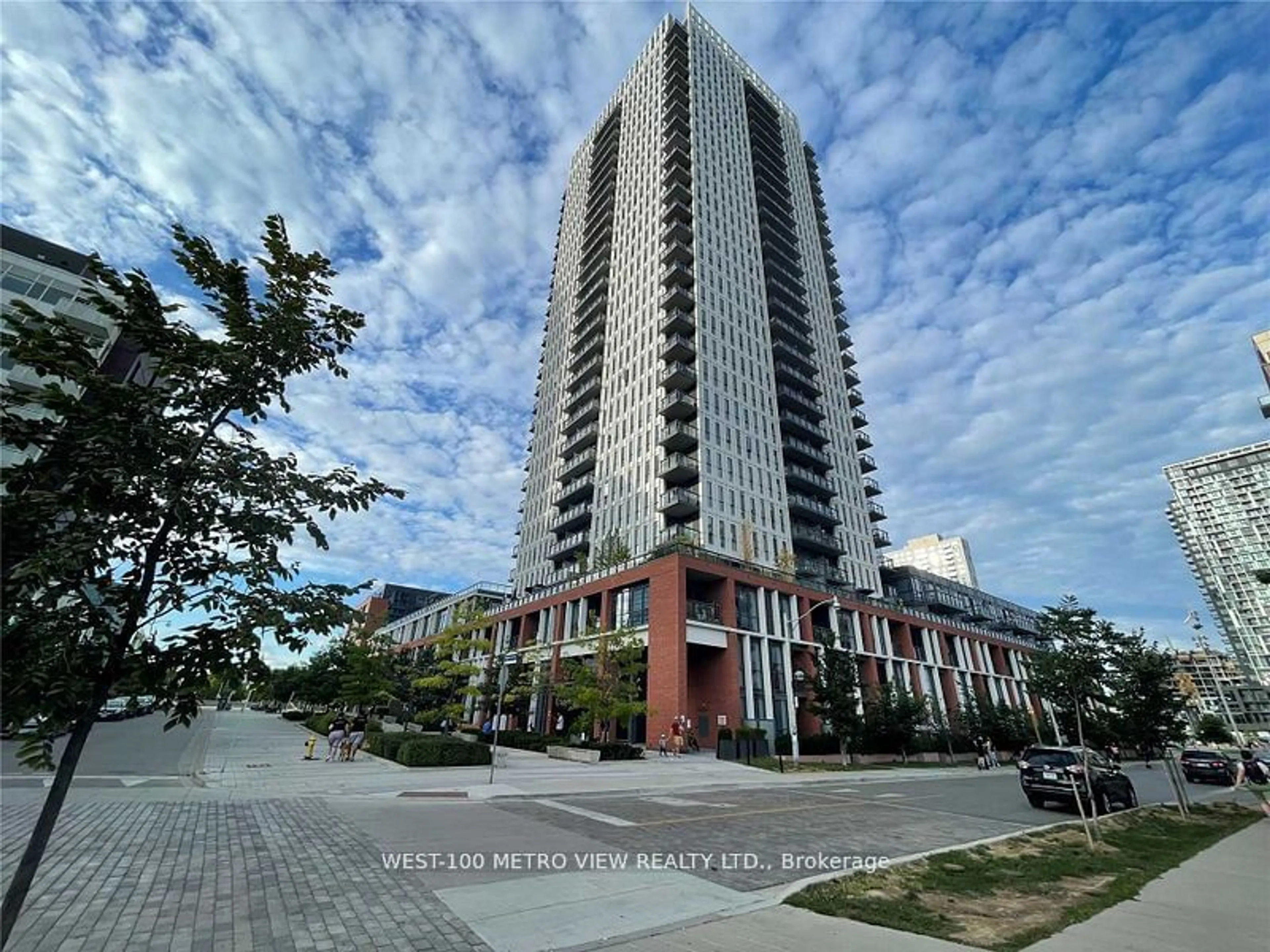 A pic from exterior of the house or condo, the street view for 55 Regent Park Blvd #520, Toronto Ontario M5A 3H6