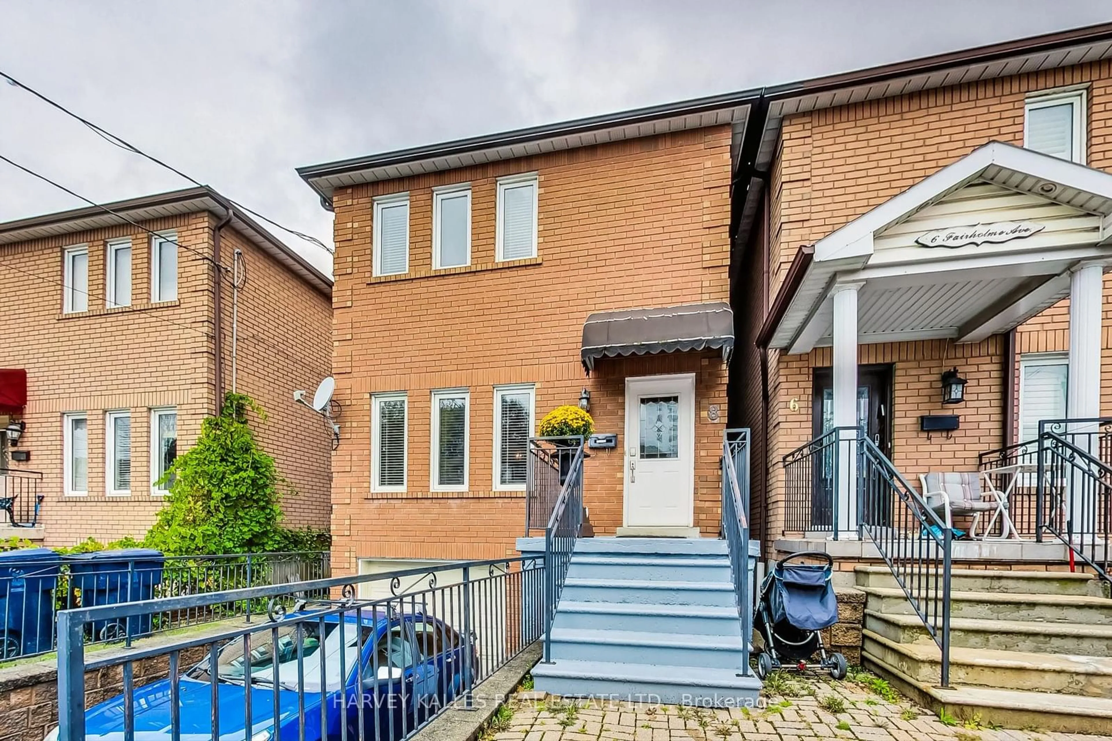 Home with brick exterior material for 8 Fairholme Ave, Toronto Ontario M6B 2W5