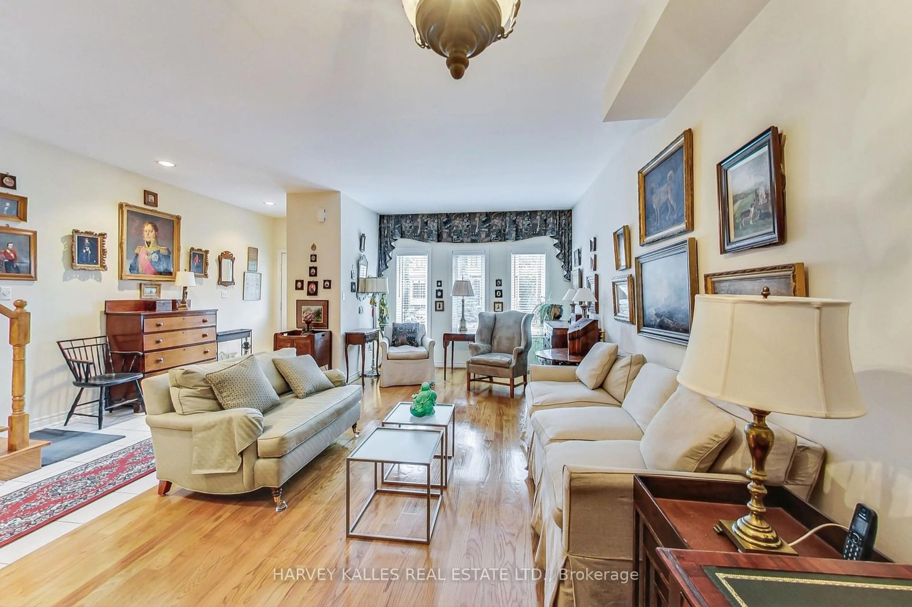 Living room, wood floors for 8 Fairholme Ave, Toronto Ontario M6B 2W5