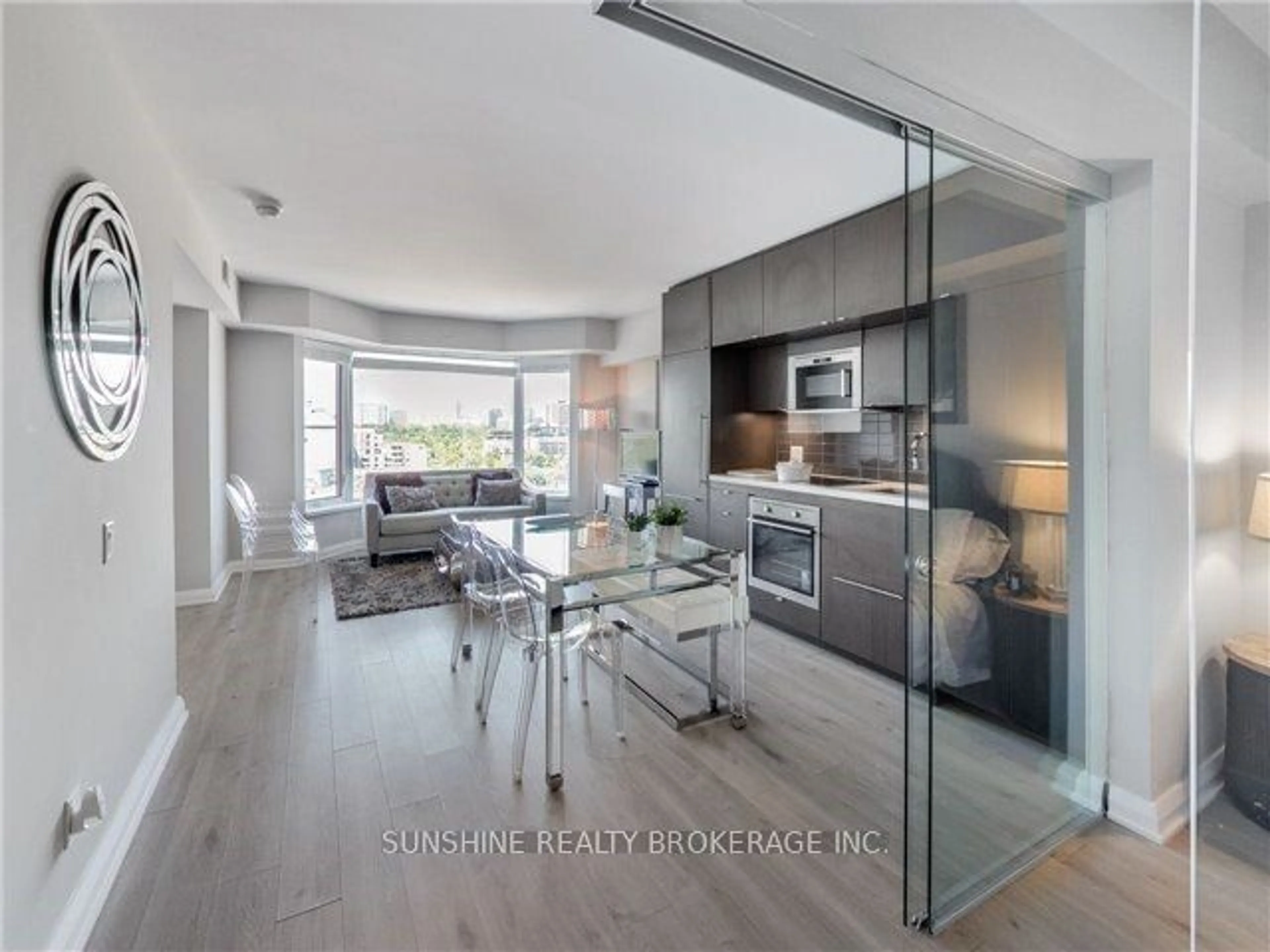 Open concept kitchen for 155 Yorkville Ave #1518, Toronto Ontario M5R 1C4