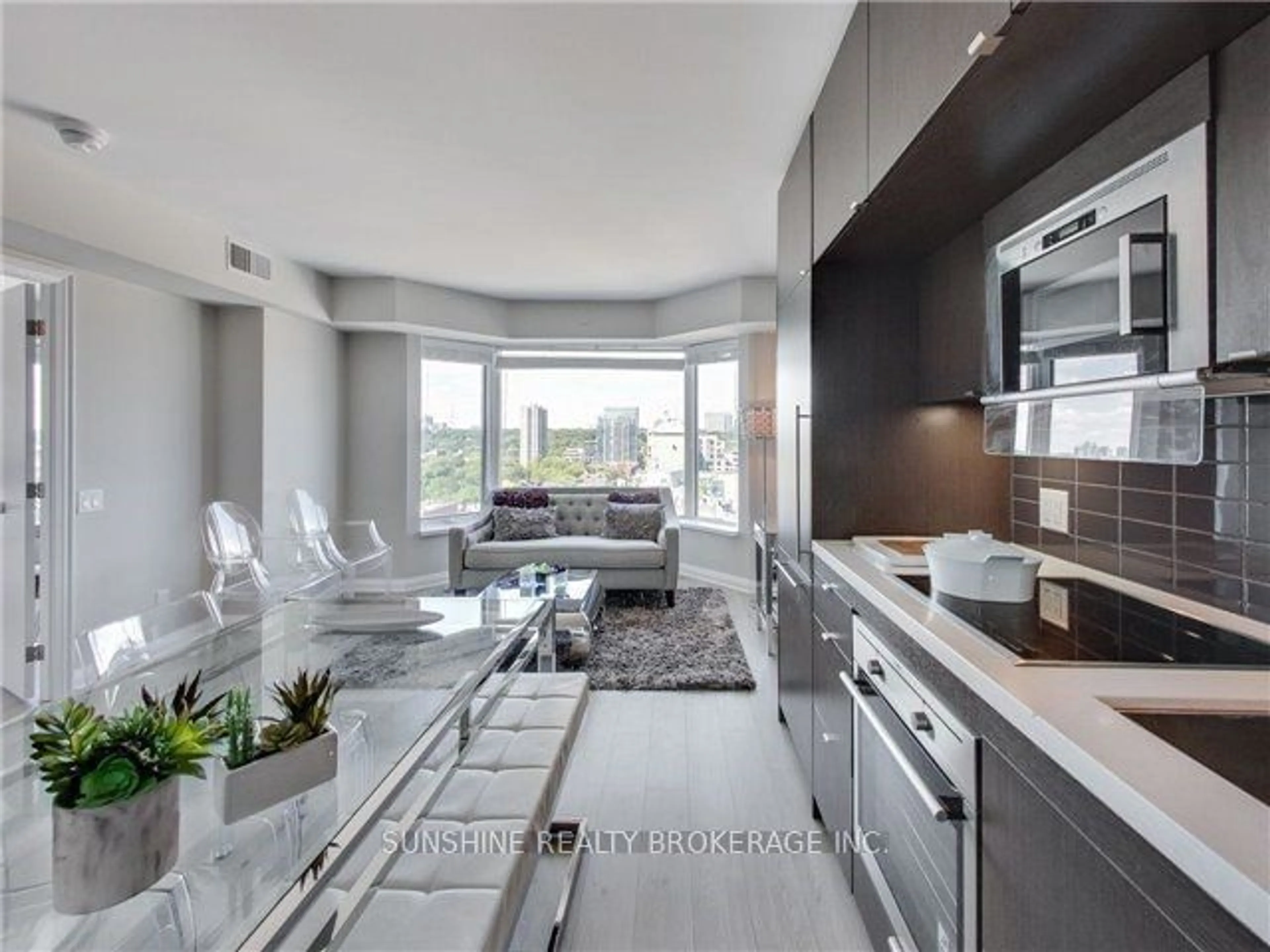 Contemporary kitchen for 155 Yorkville Ave #1518, Toronto Ontario M5R 1C4