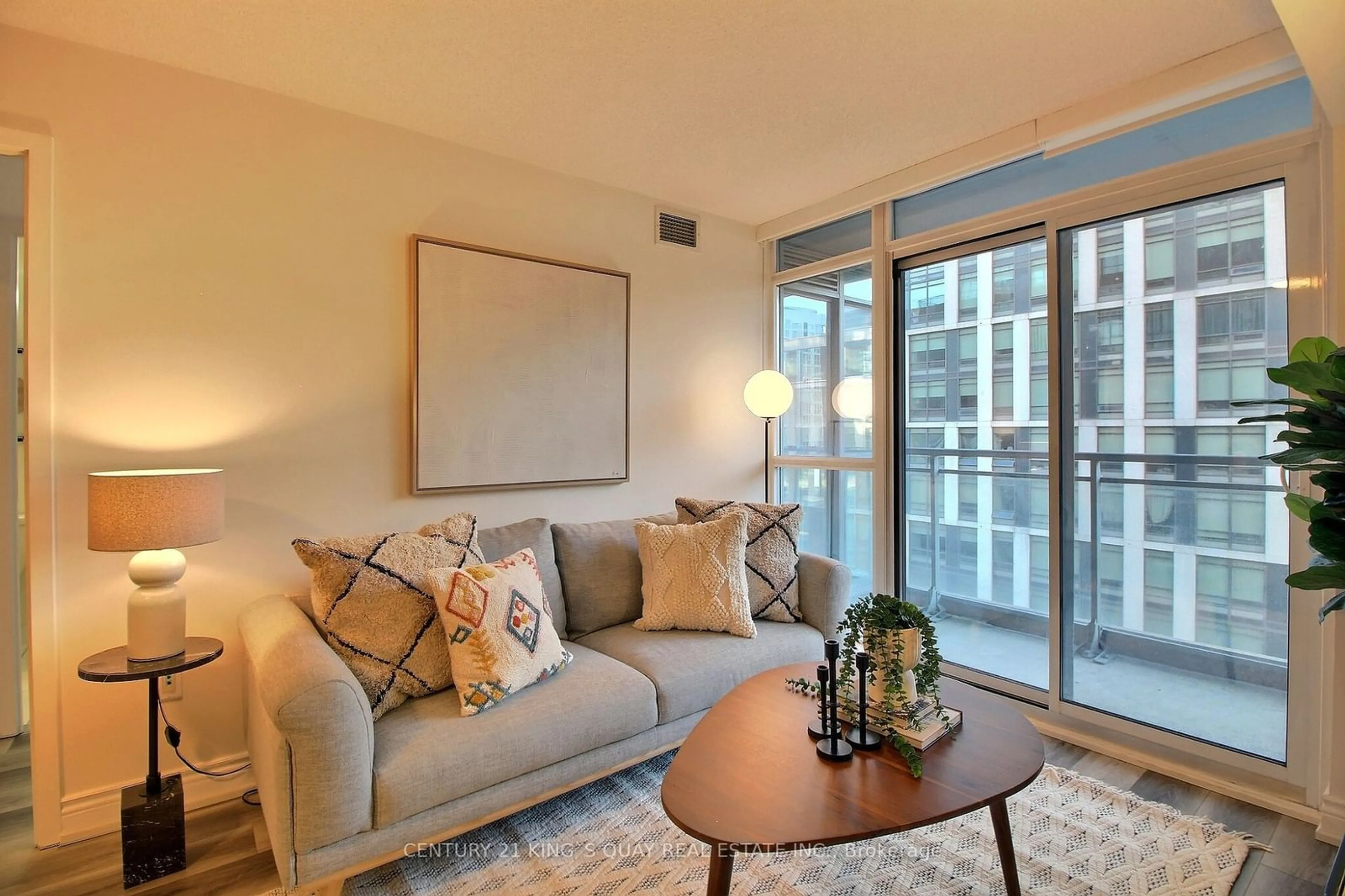 Living room, carpet floors for 151 Dan Leckie Way #609, Toronto Ontario M5V 4B2