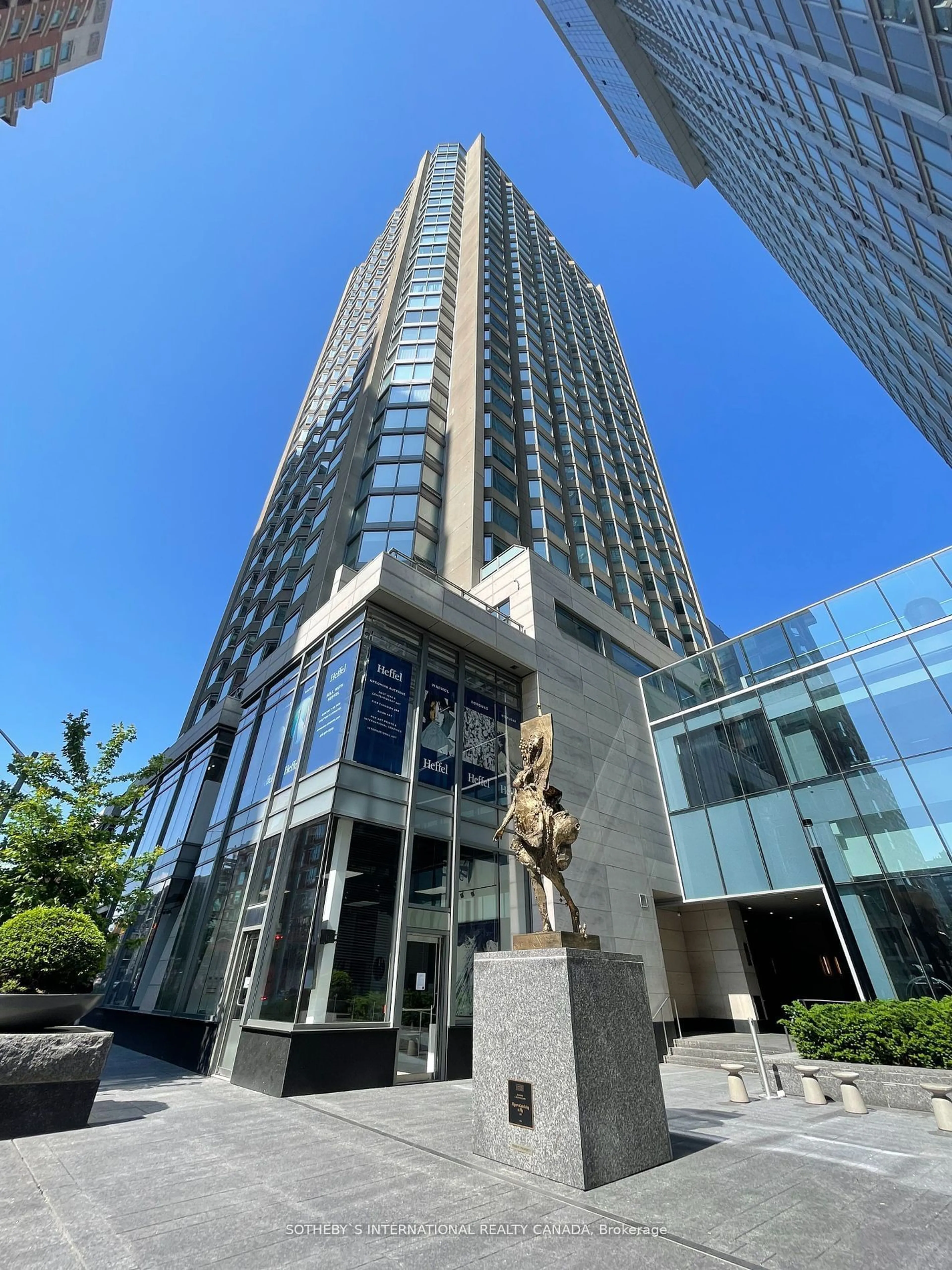 A pic from exterior of the house or condo, the front or back of building for 155 Yorkville Ave #2304, Toronto Ontario M5R 0B4