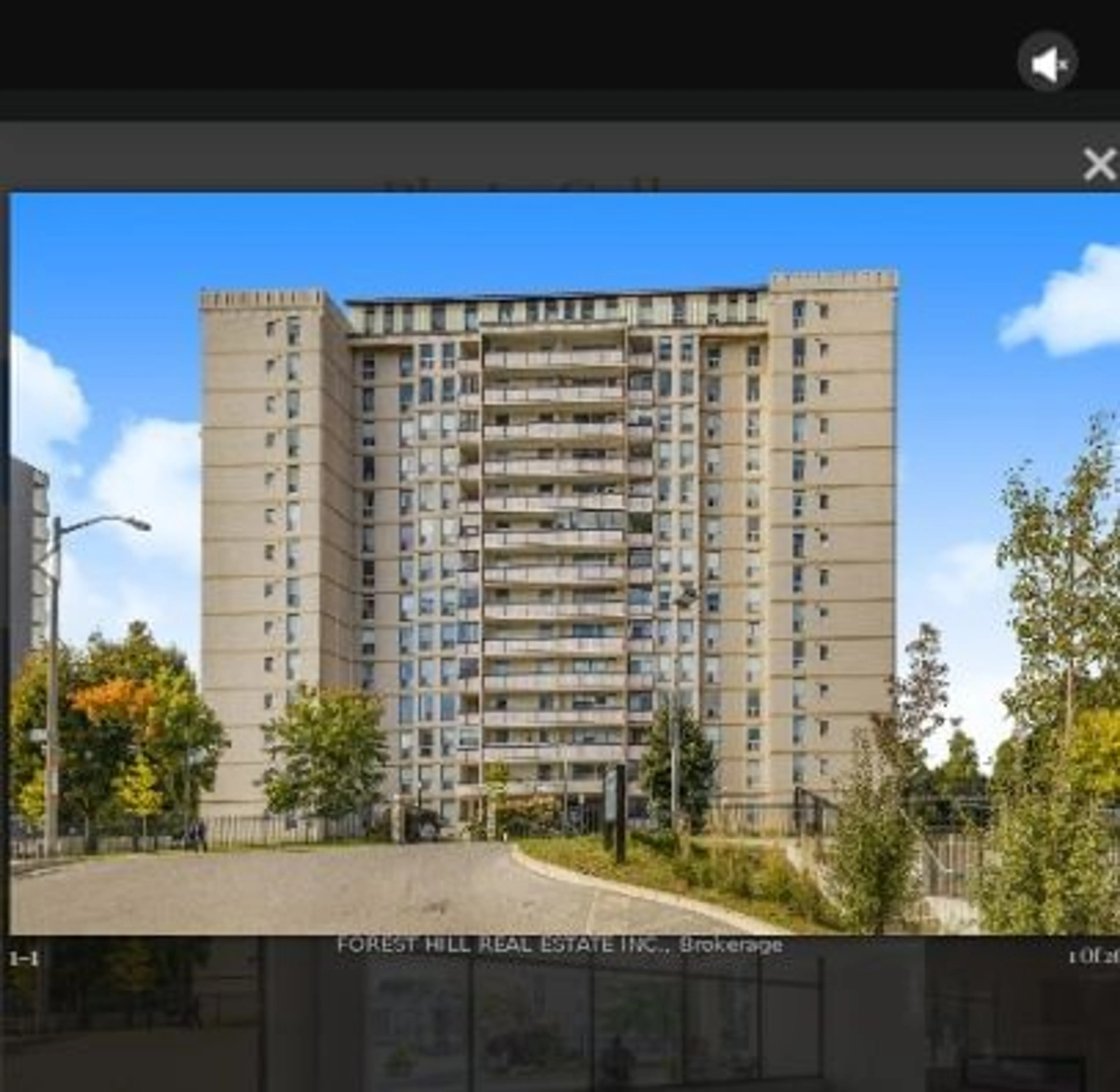 A pic from exterior of the house or condo, the street view for 130 Neptune Dr #407, Toronto Ontario M6A 1X5