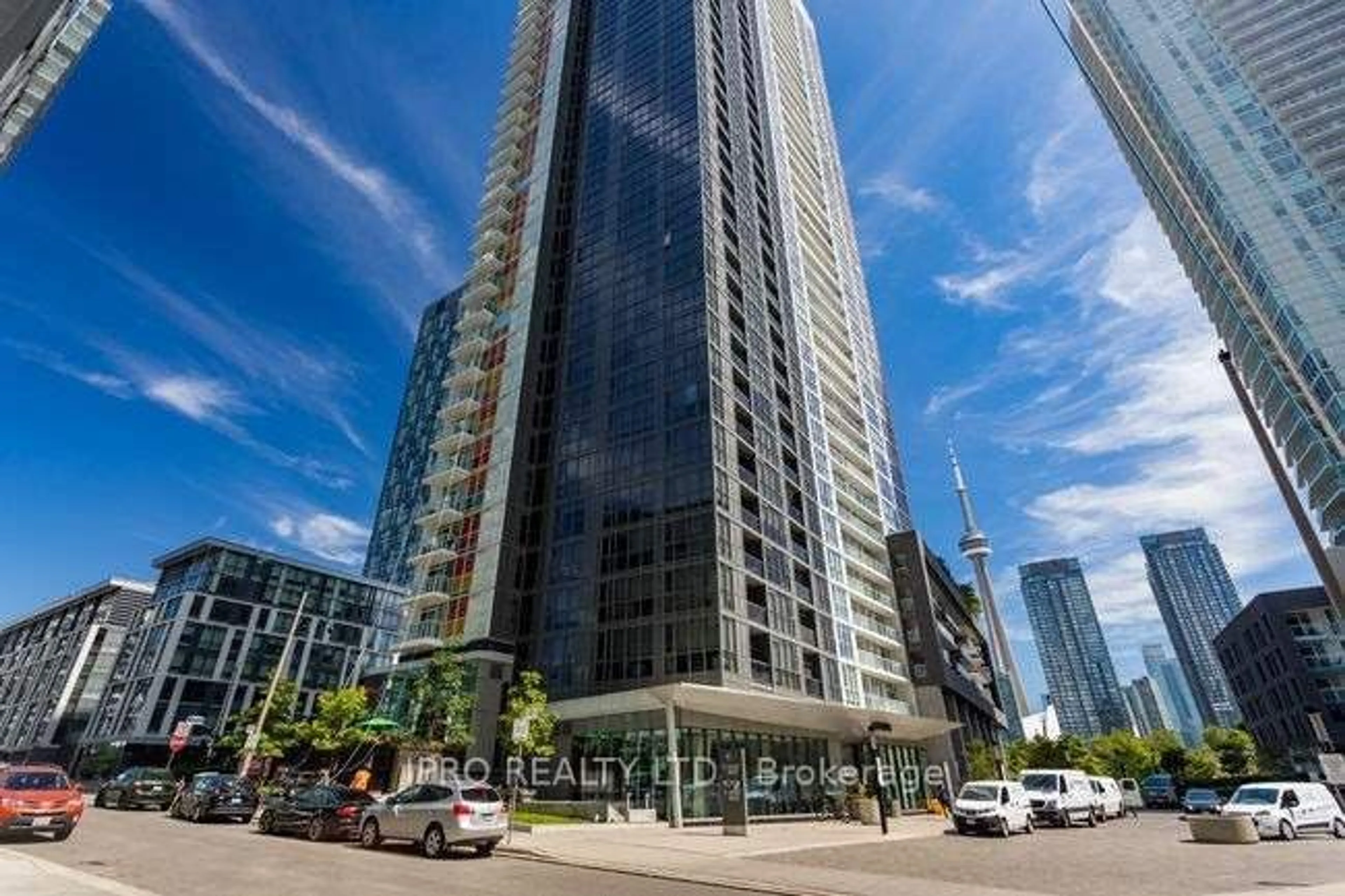 A pic from exterior of the house or condo, the front or back of building for 85 Queens Wharf Rd #4109, Toronto Ontario M5V 0J9