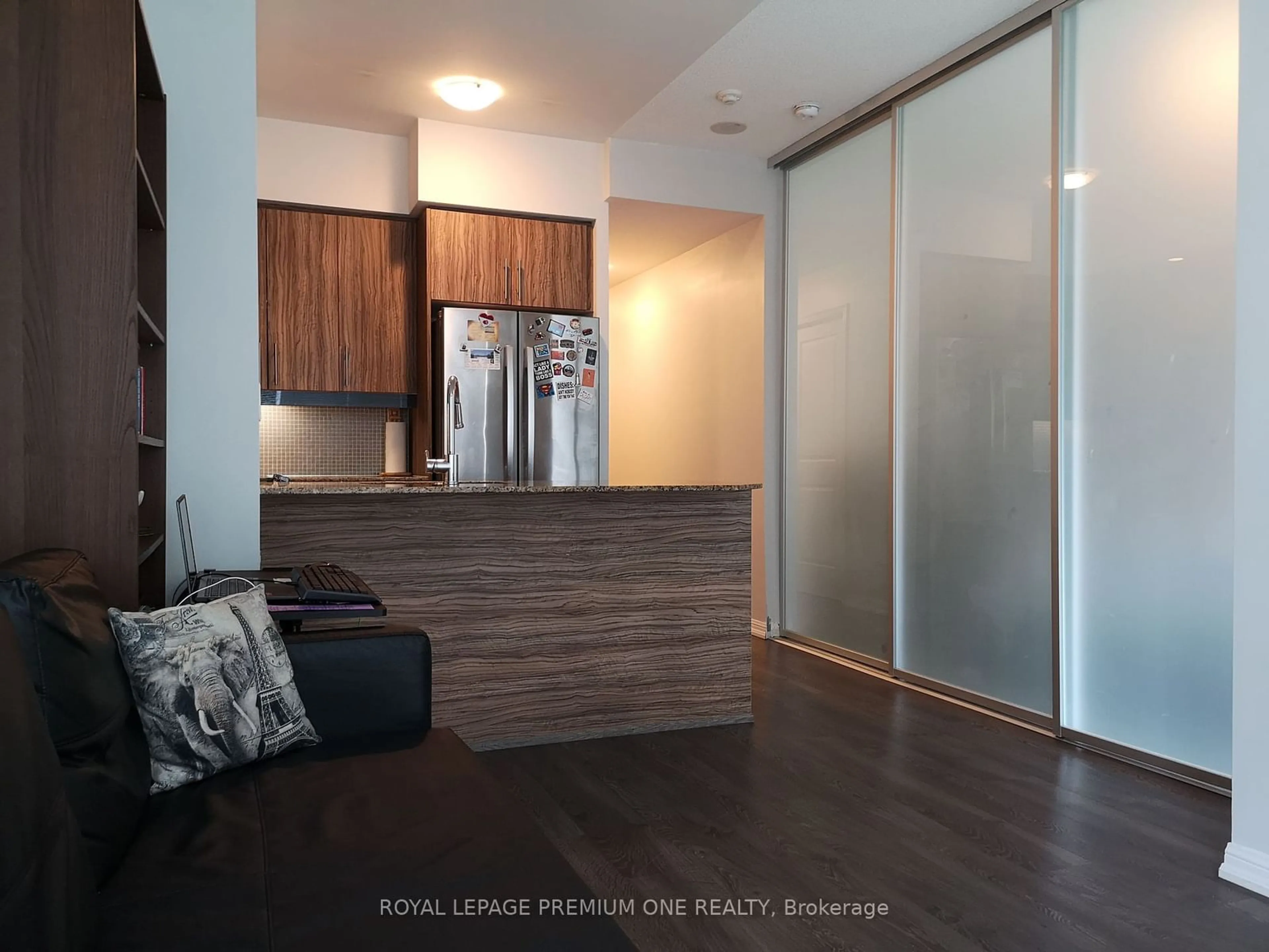 Open concept kitchen for 75 East Liberty St #1718, Toronto Ontario M6K 3R3